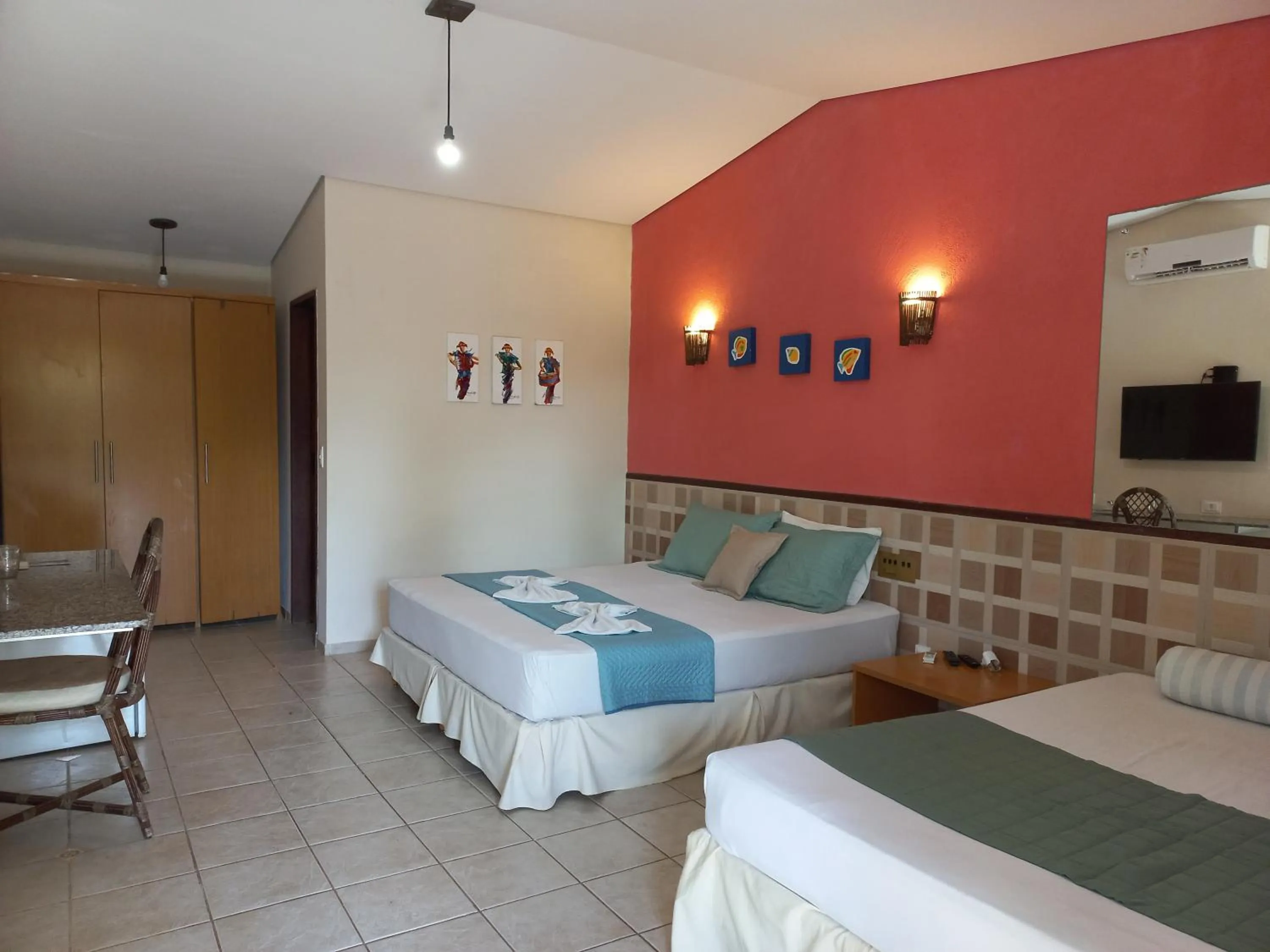 Bedroom, Bed in Hotel Enseada Maracajaú