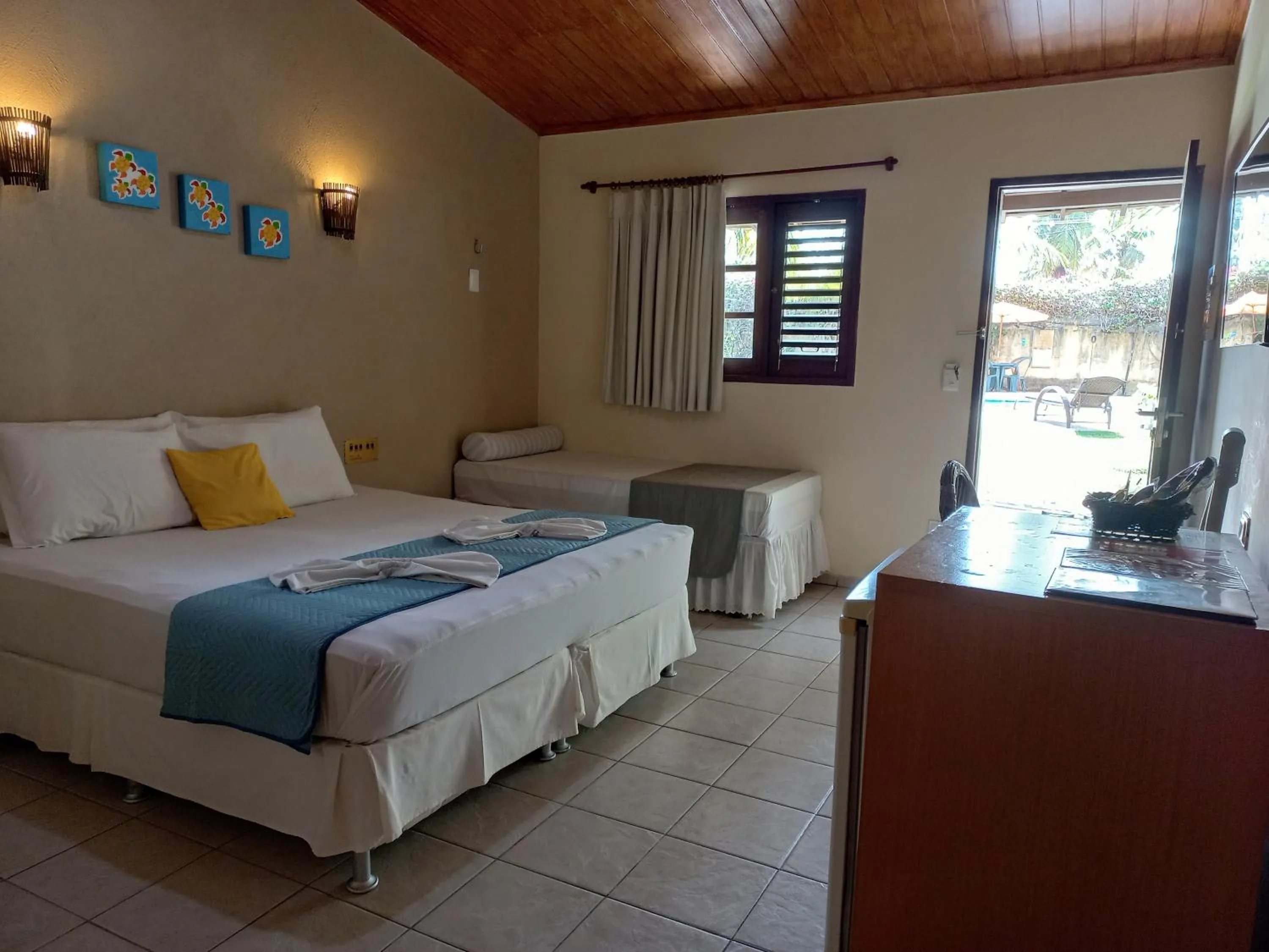 Bedroom, Bed in Hotel Enseada Maracajaú