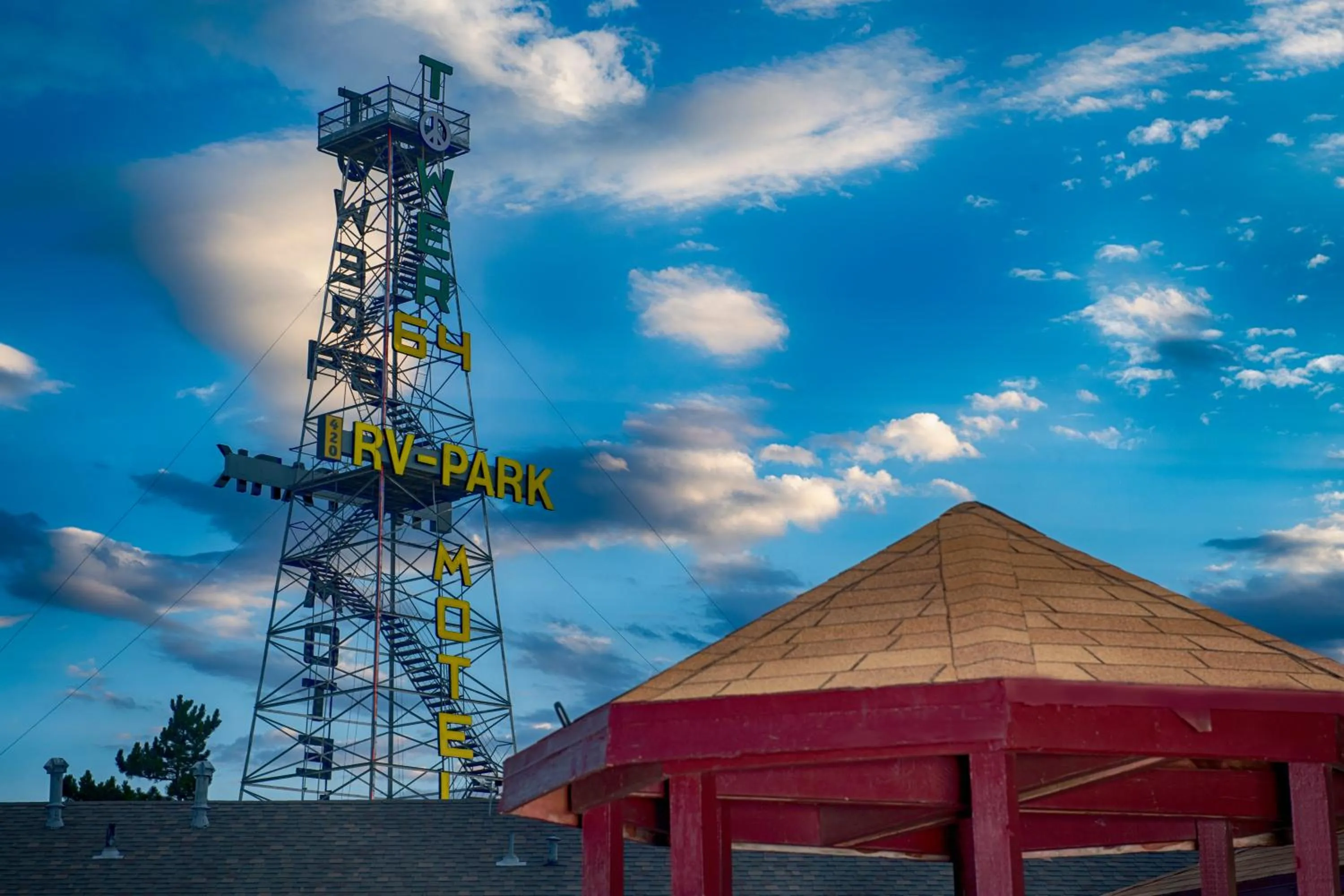 Property building in Tower 64 Motel & RV