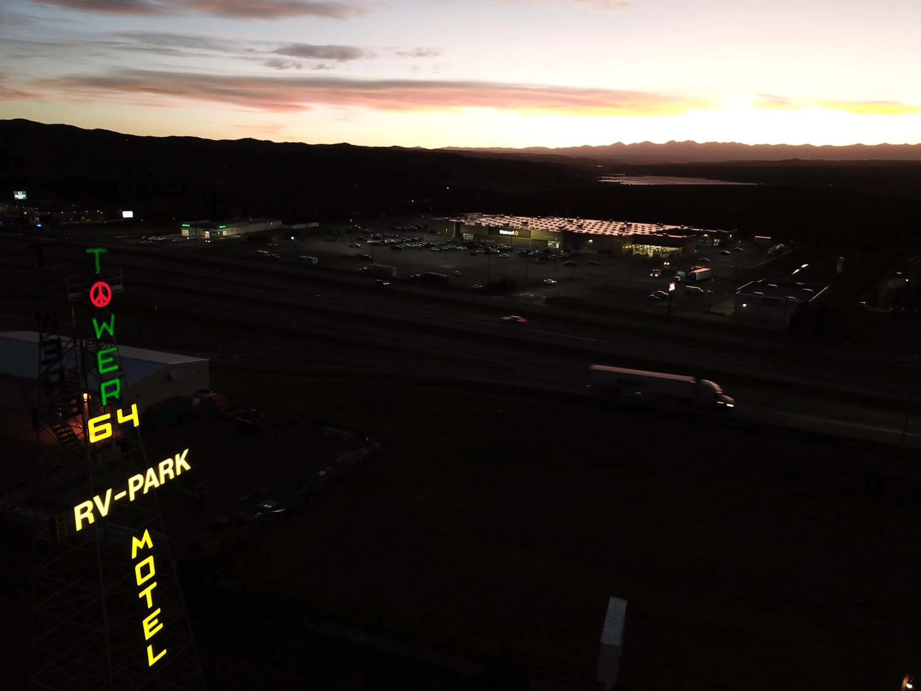 Garden view in Tower 64 Motel & RV