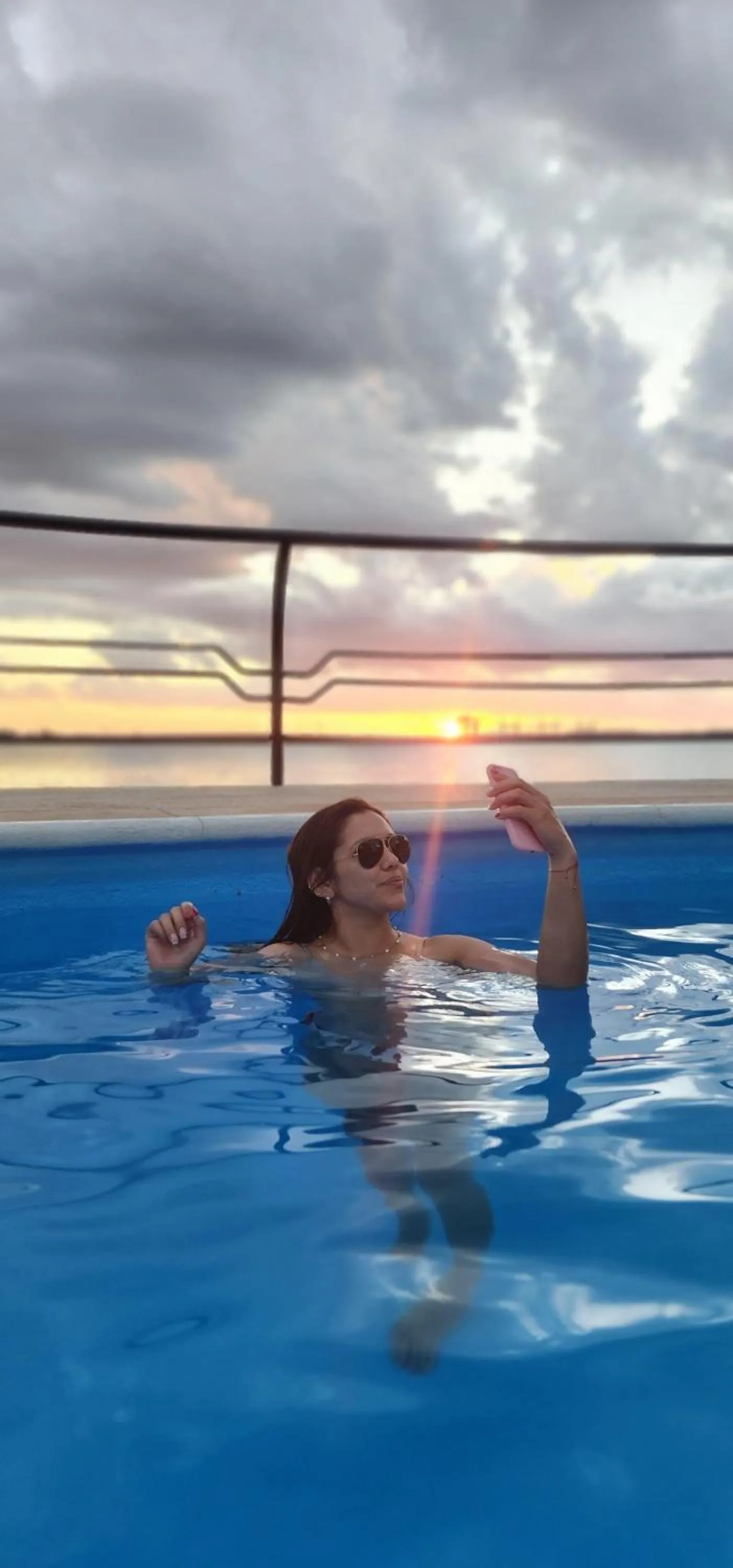 Pool view in Hotel Horacio Quiroga