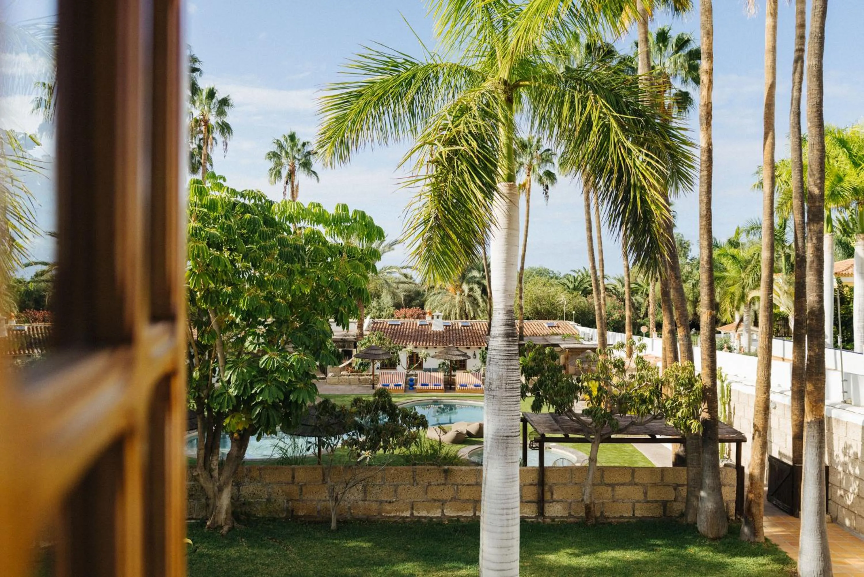 Garden view in Casa Jable Nueva