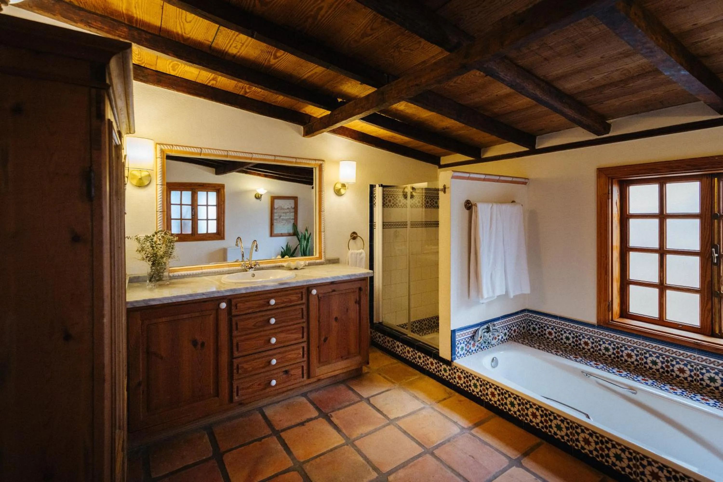 Bathroom, Bed in Casa Jable Nueva