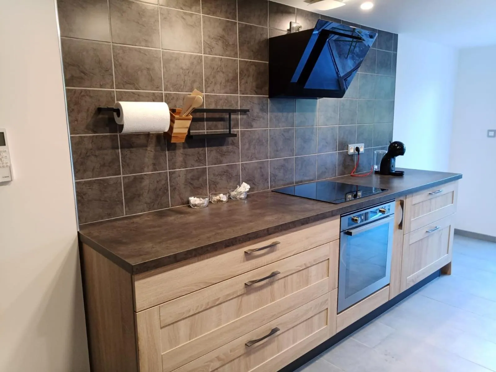 Kitchen or kitchenette in Gîtes de l'Orée du Bois - Boussières