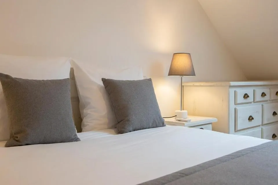 Bed in Gîtes de l'Orée du Bois - Boussières