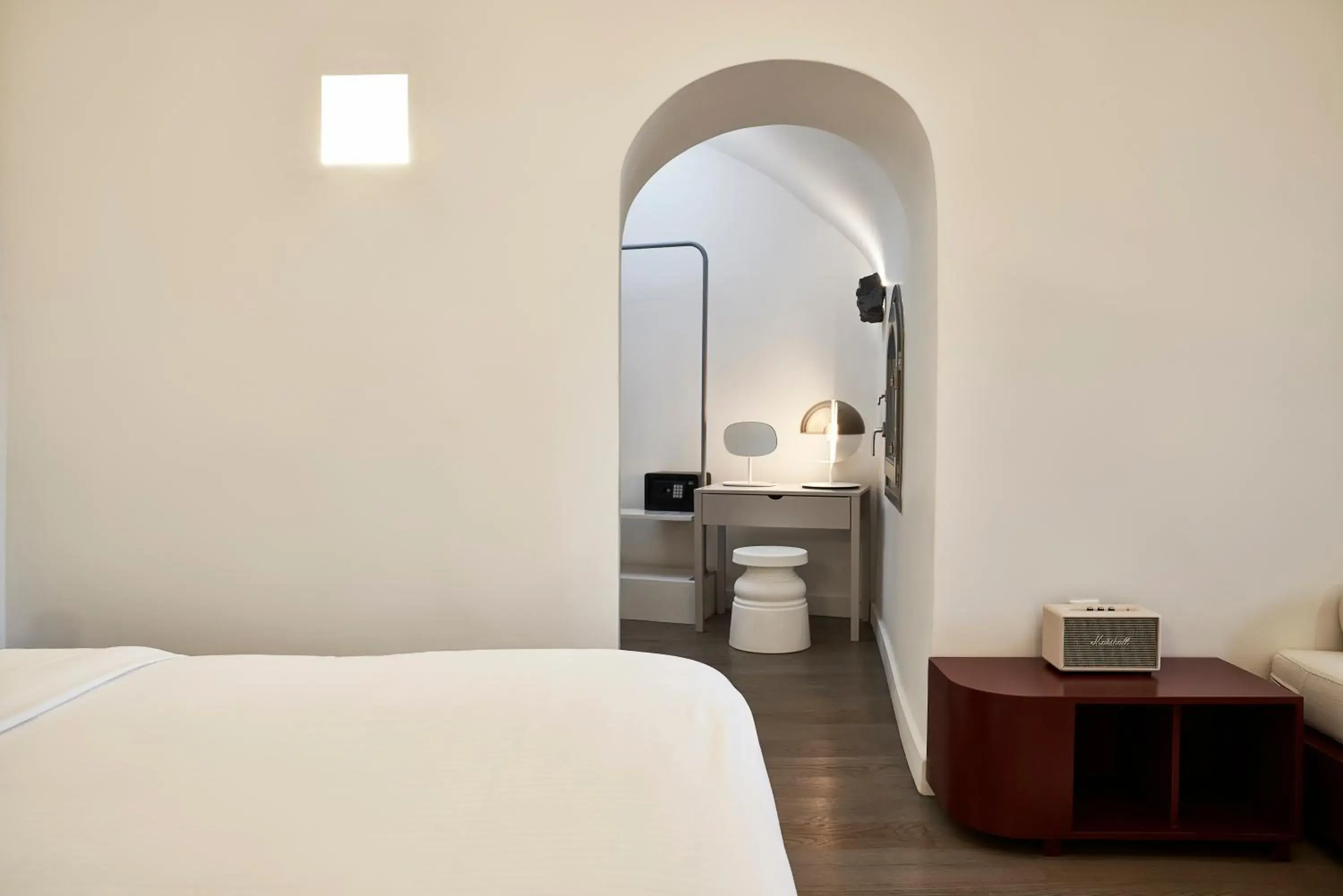 Seating area, Bed in Old Castle Oia Seating area, Bed in Old Castle Oia