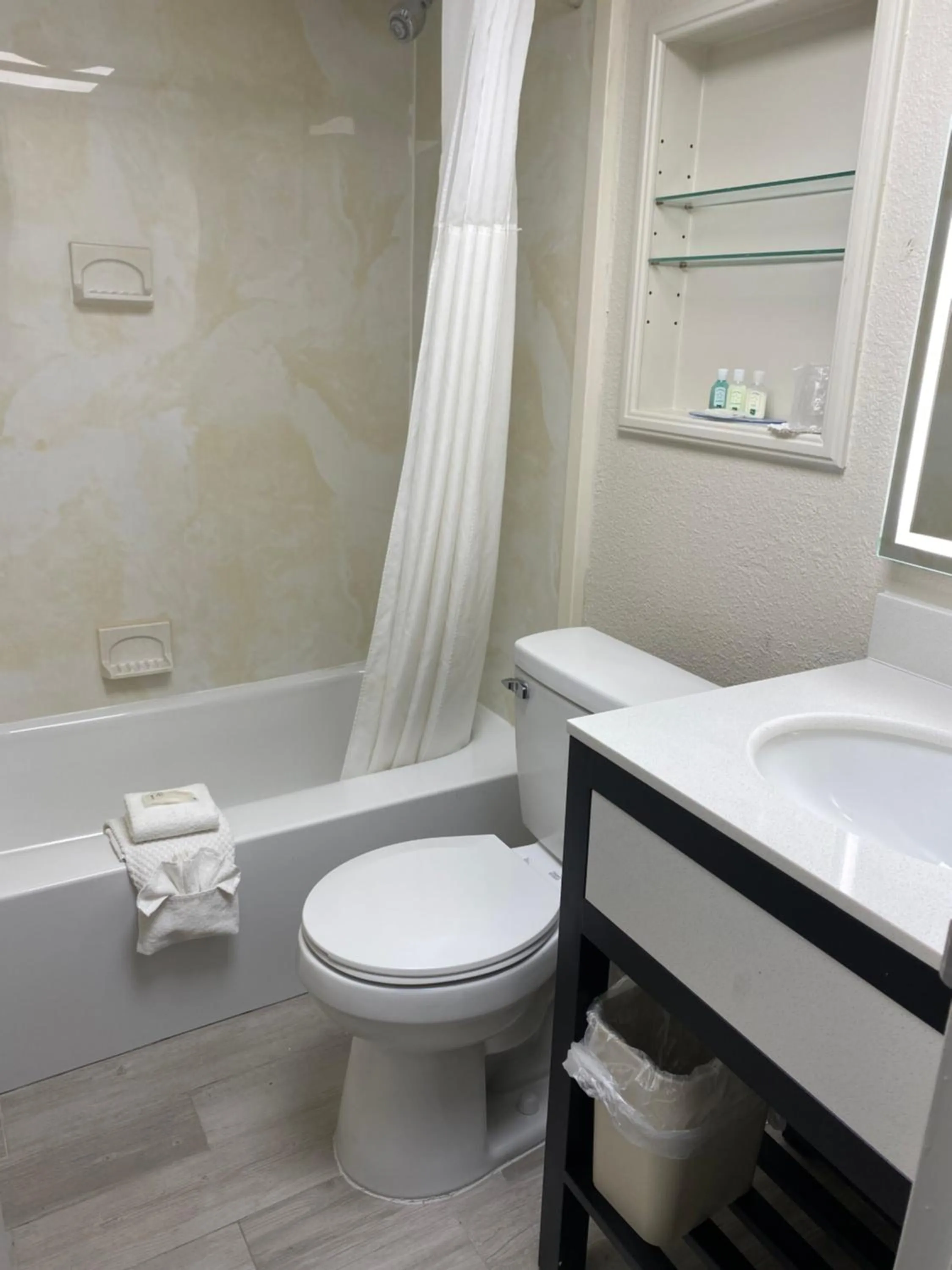 Shower in Quality Inn Perrysburg - Toledo South
