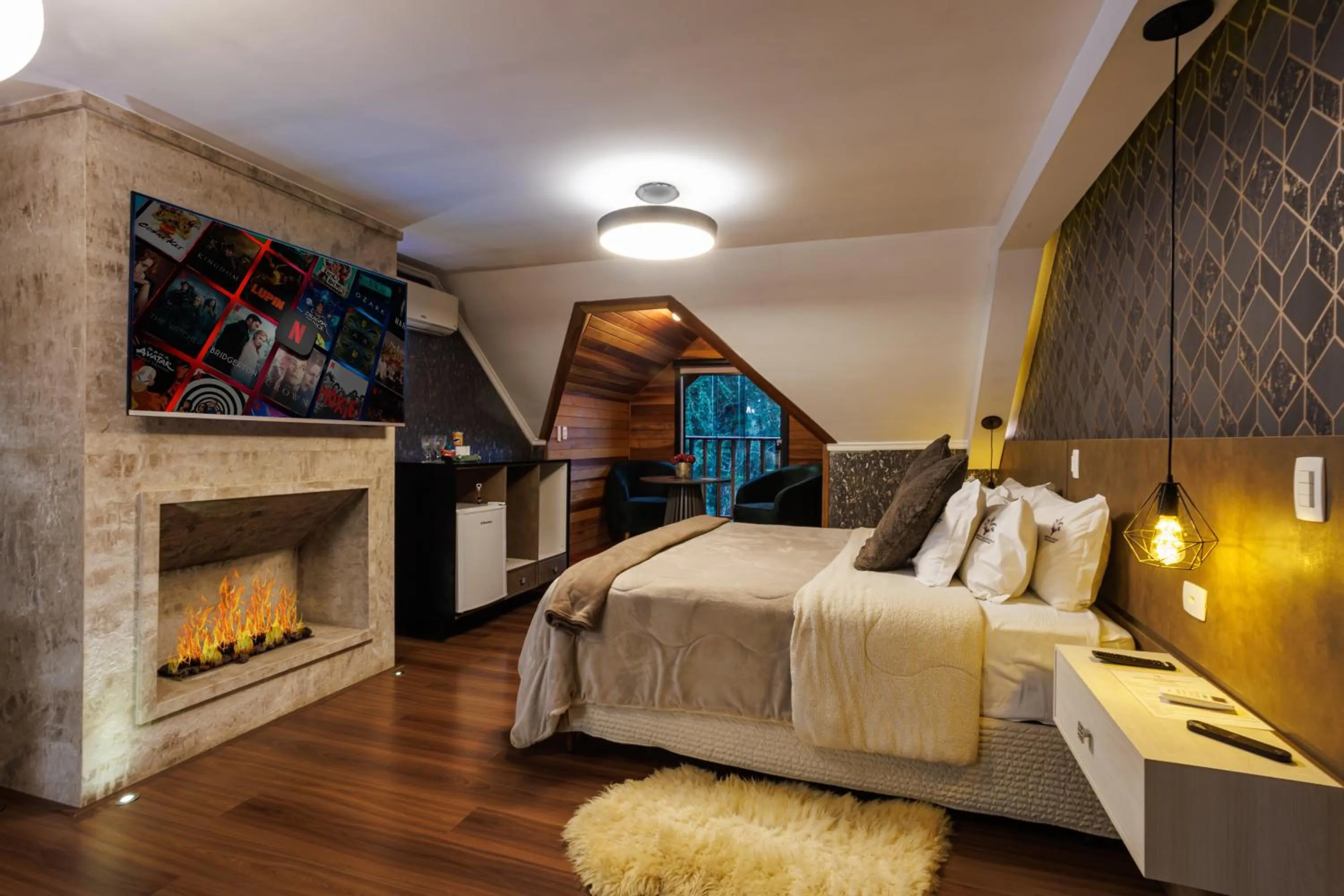 Bed in Caminho das Pedras Pousada de Charme