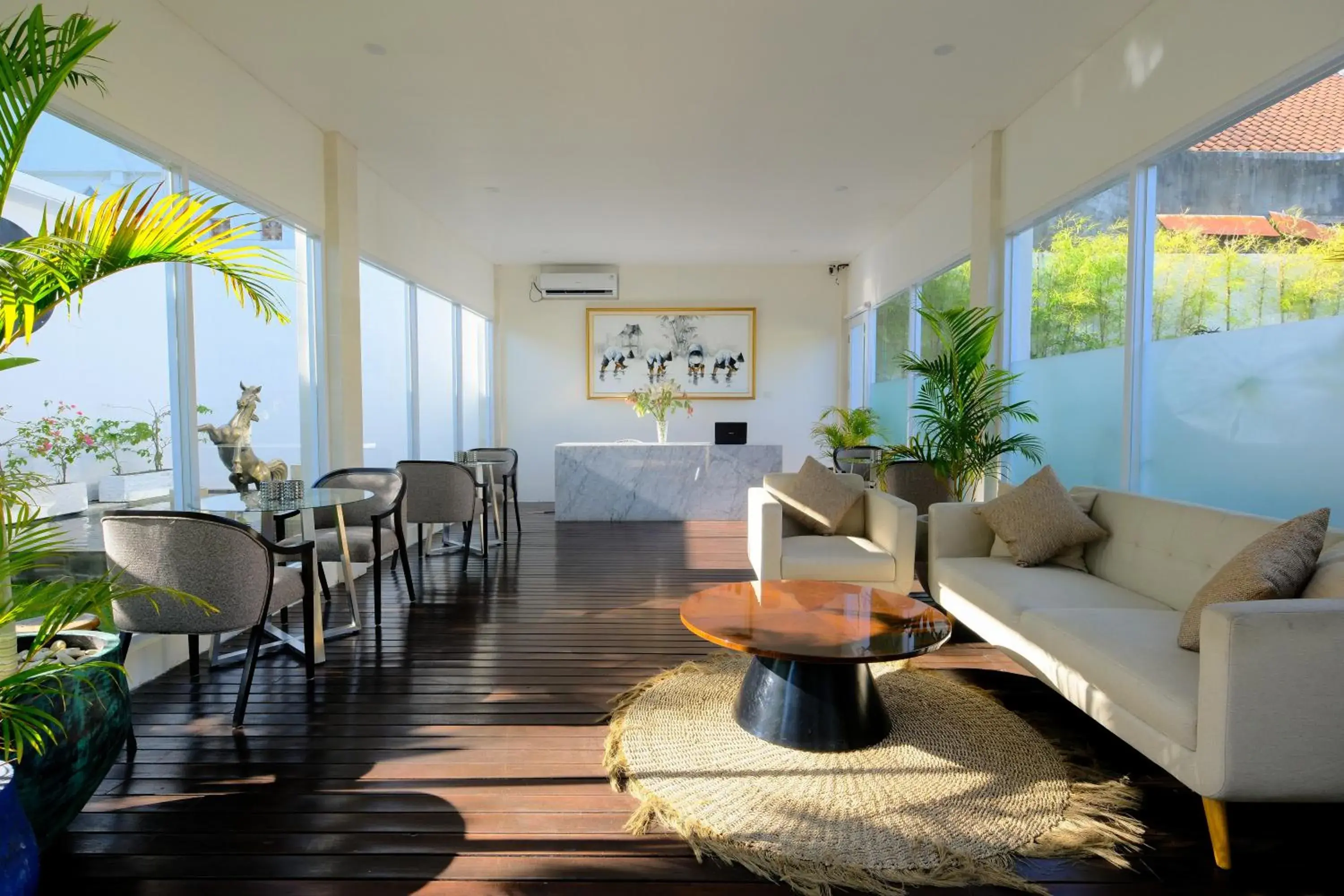 Lobby or reception in The Grand Daha Luxury Villas Lobby or reception in The Grand Daha Luxury Villas