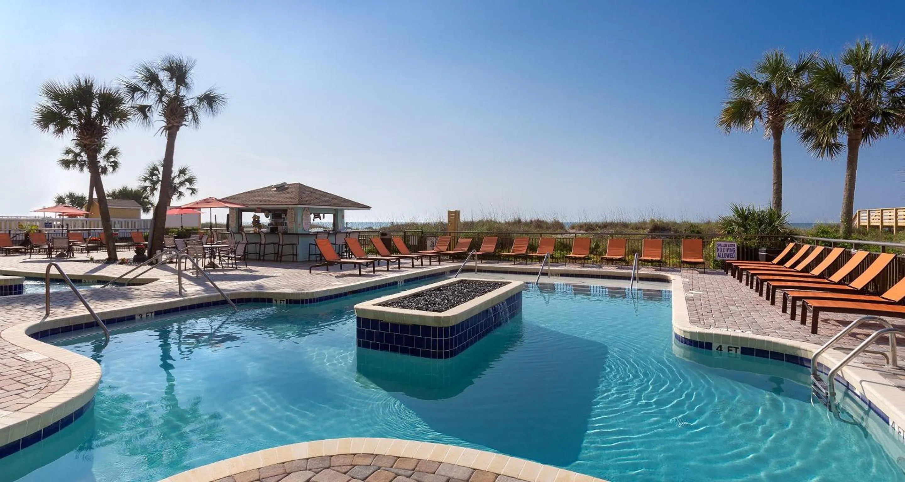 Pool view in Best Western Ocean Sands Beach Resort