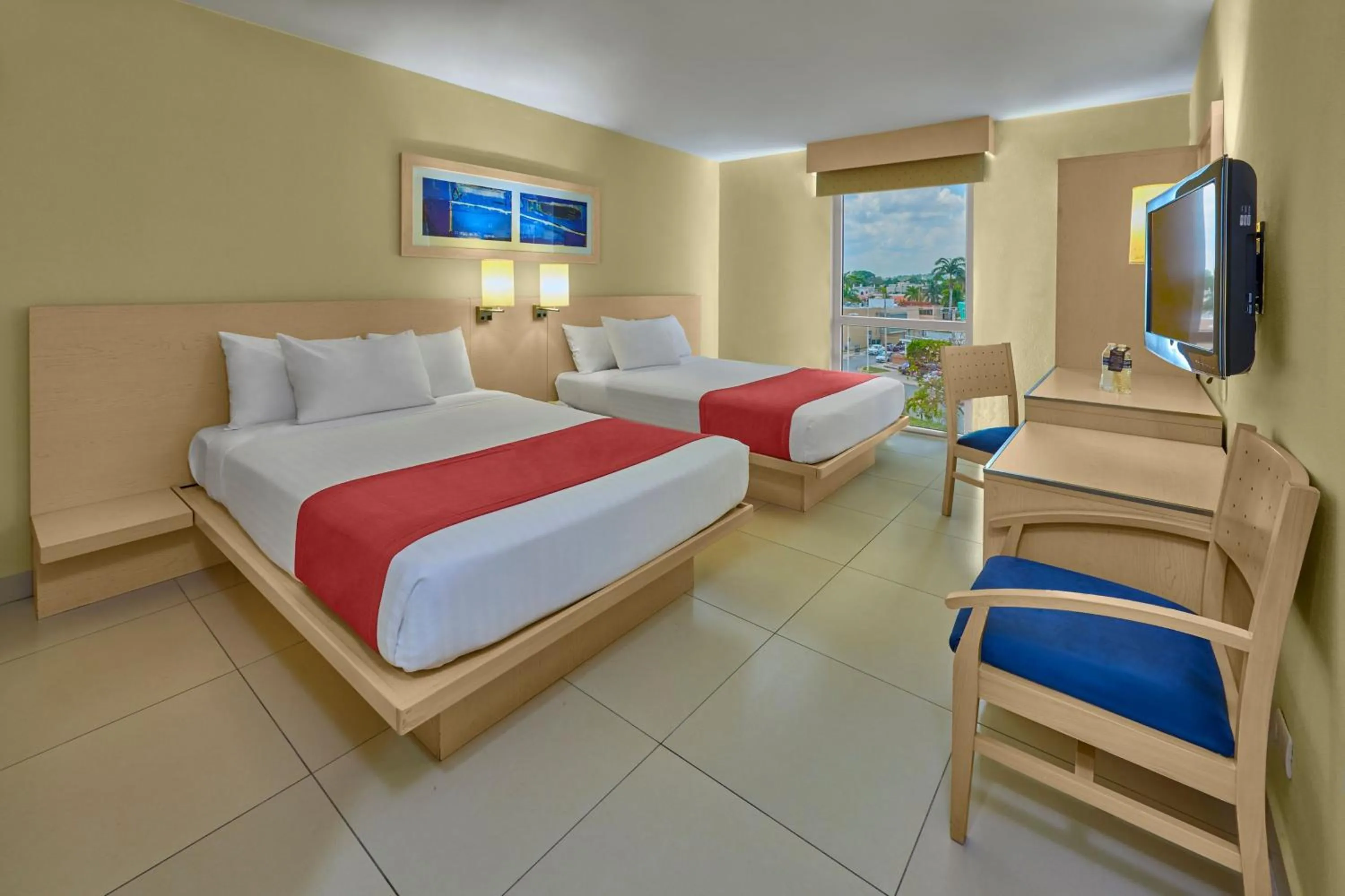 Bedroom, Bed in City Express by Marriott Campeche