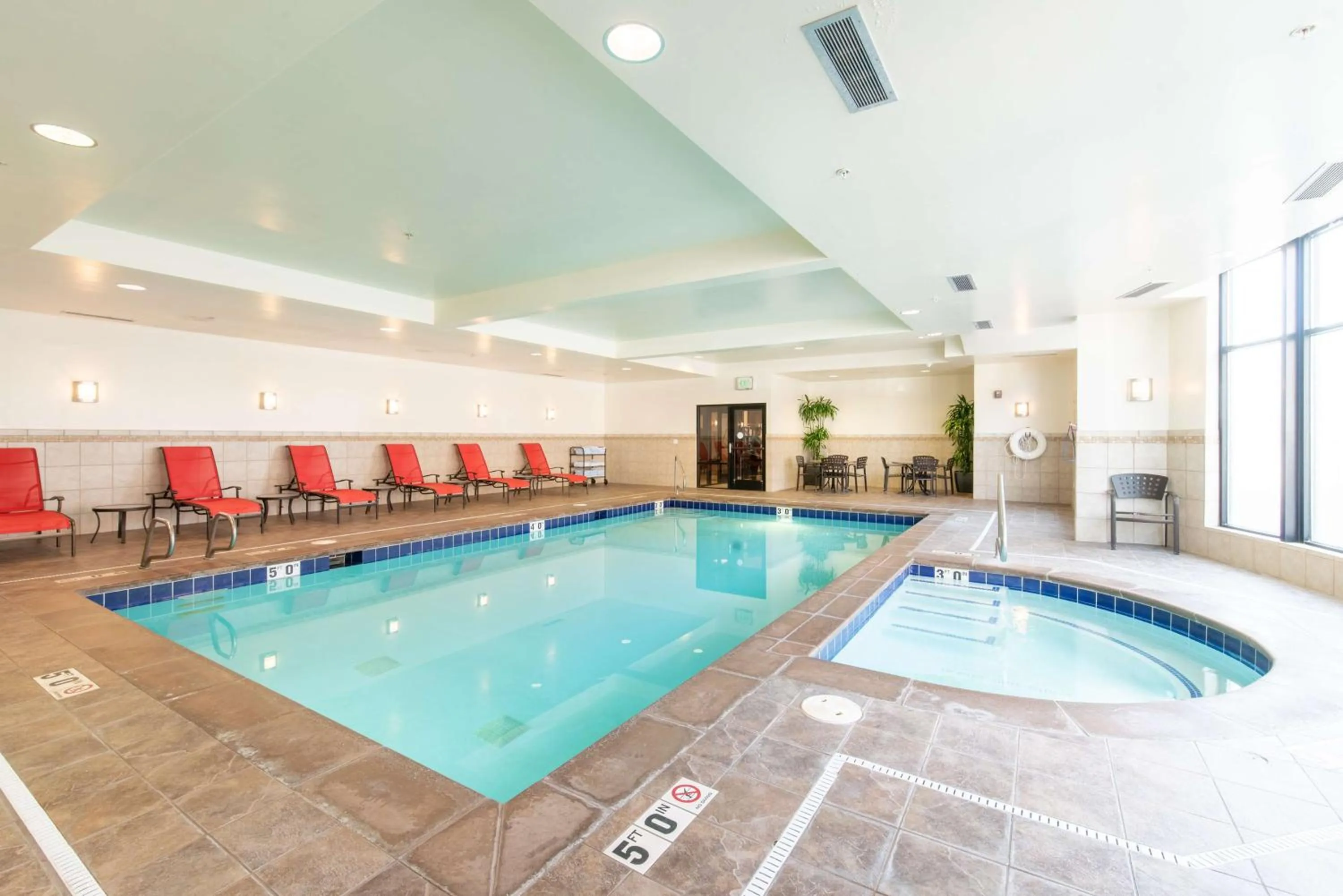 Pool view in Hilton Garden Inn Ogden