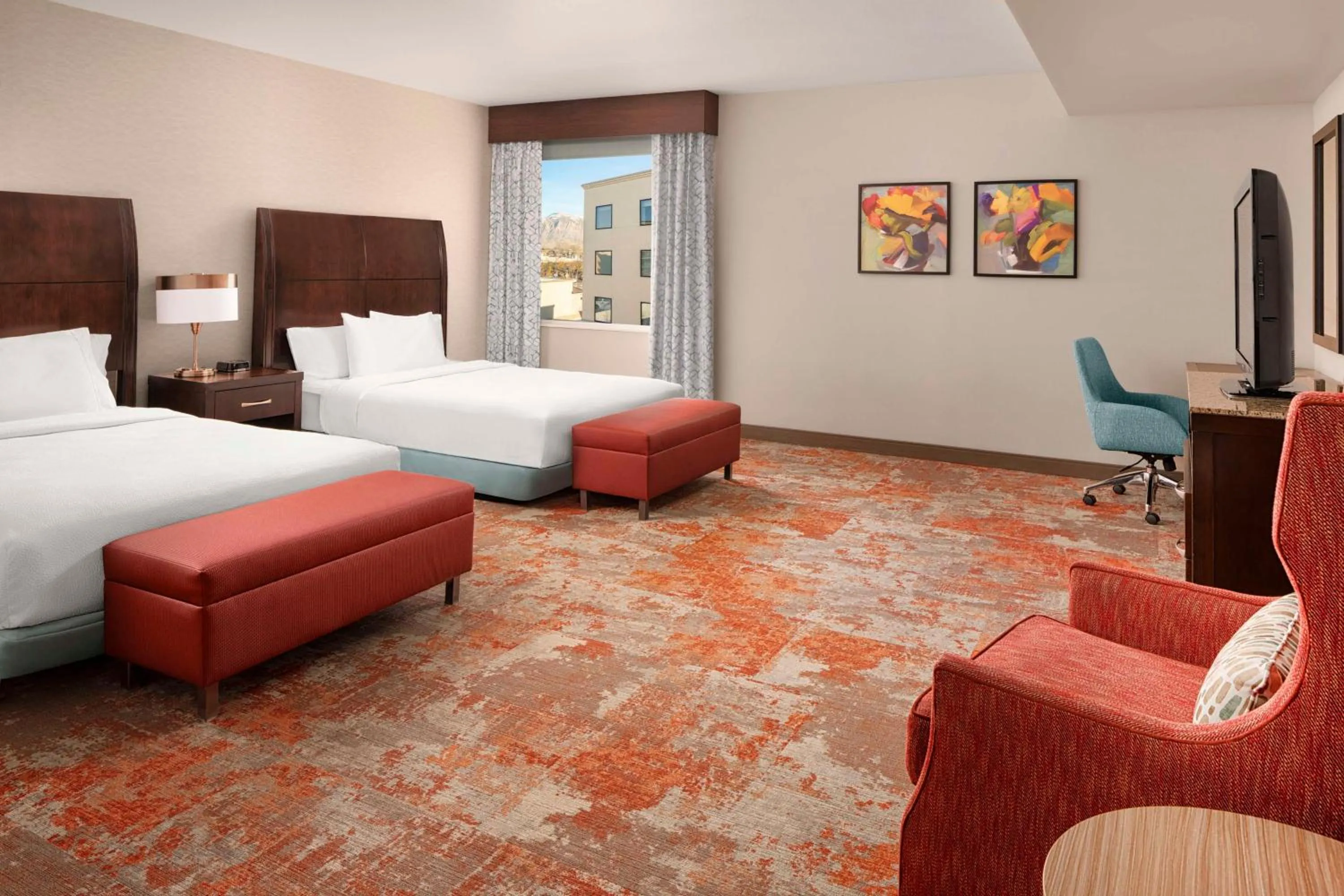 Bed in Hilton Garden Inn Ogden