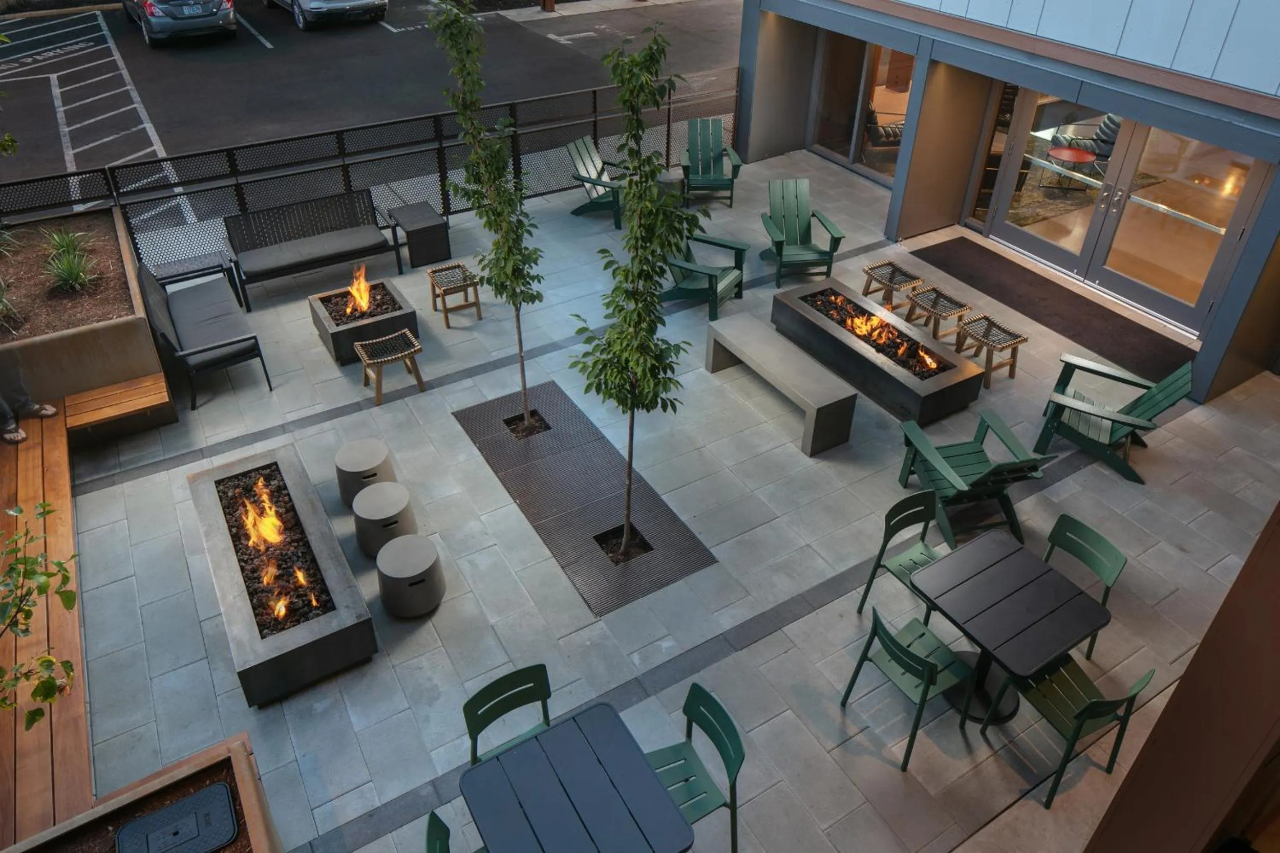 Patio in Waypoint Hotel