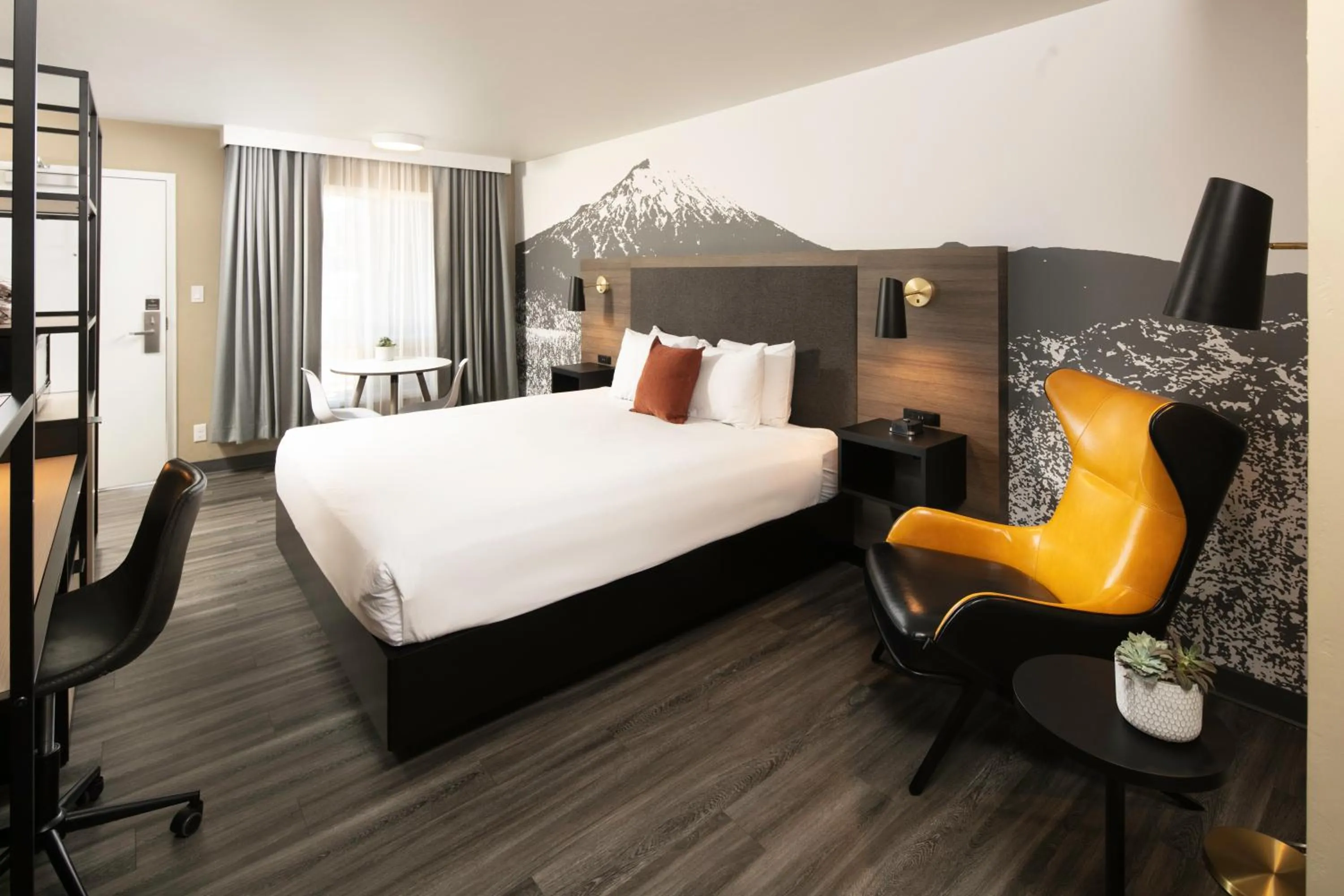 Bed in Waypoint Hotel