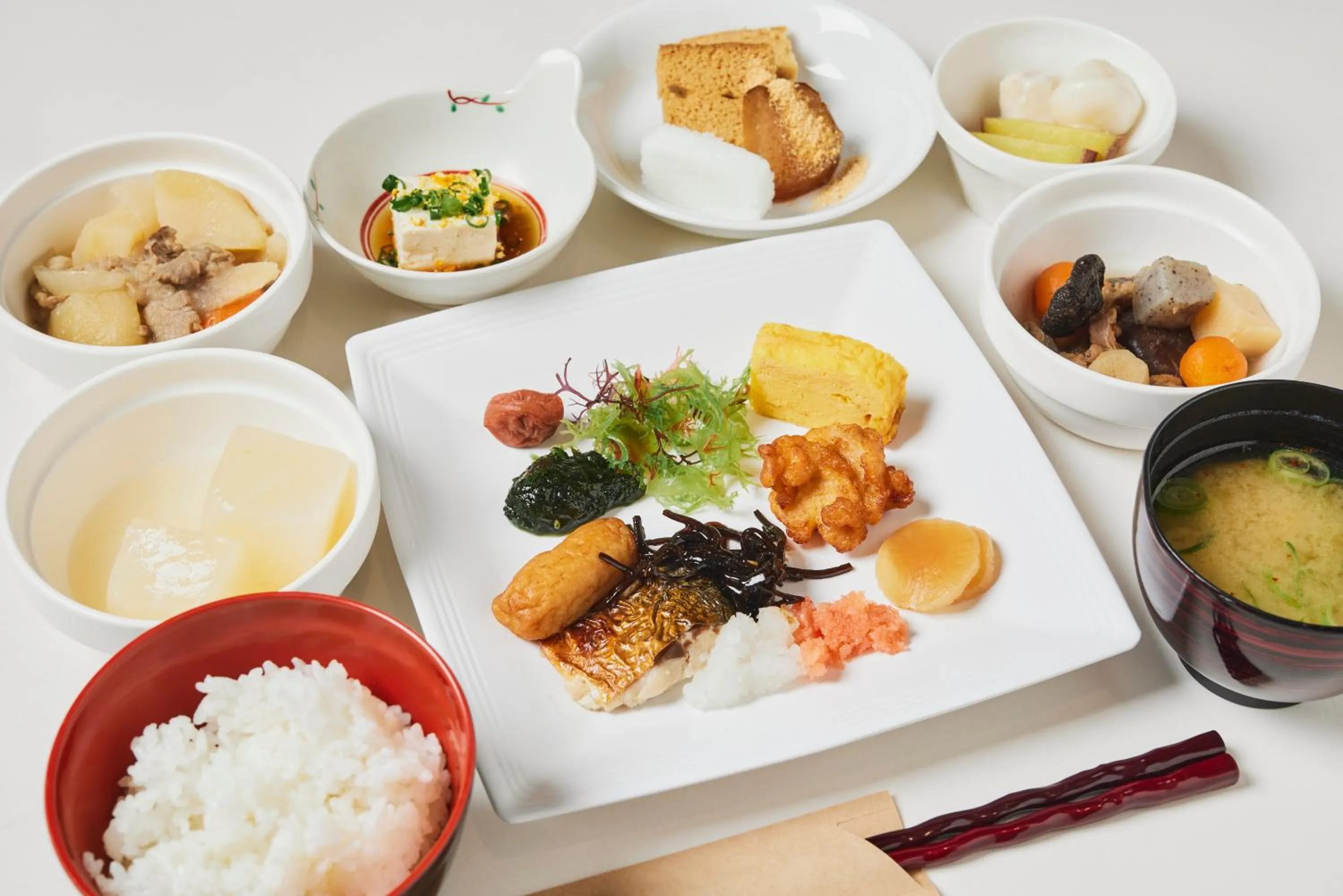 Food and drinks in Solaria Nishitetsu Hotel Kagoshima