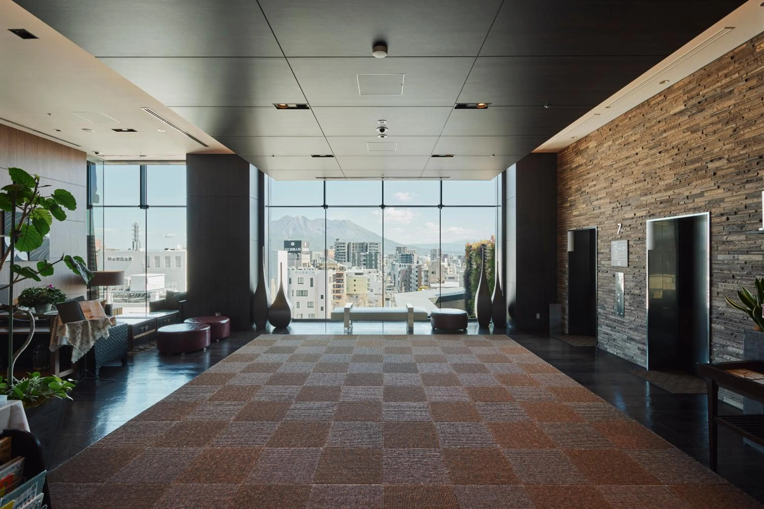 Double Room with Sakurajima View - Smoking in Solaria Nishitetsu Hotel Kagoshima