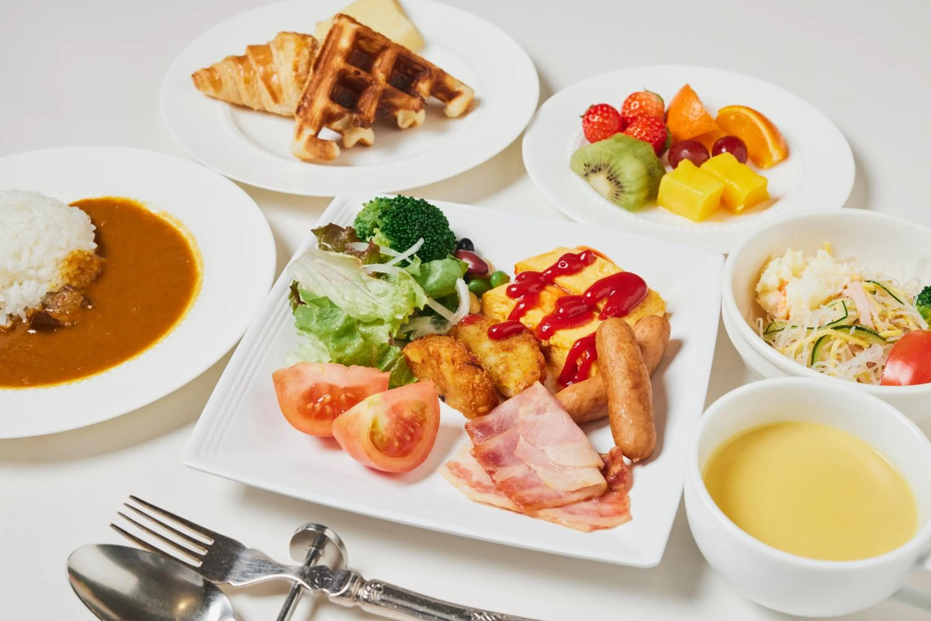 Food and drinks in Solaria Nishitetsu Hotel Kagoshima