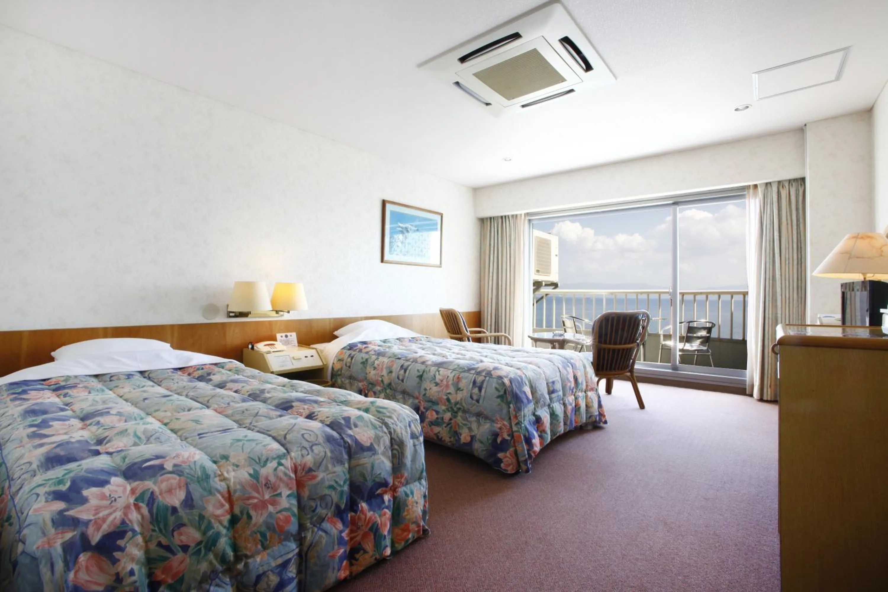 Bed in Ibusuki Seaside Hotel