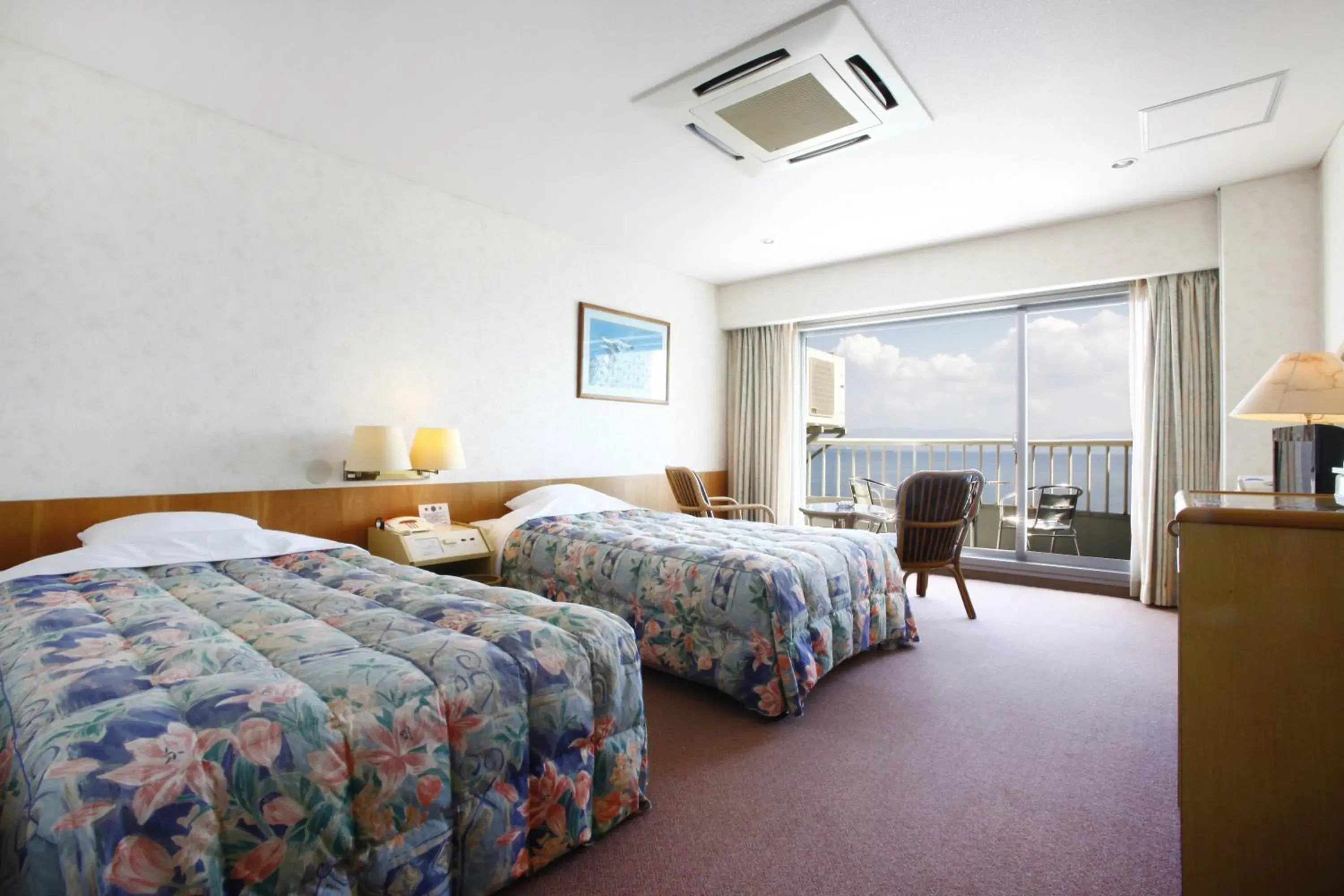 Bed in Ibusuki Seaside Hotel Bed in Ibusuki Seaside Hotel