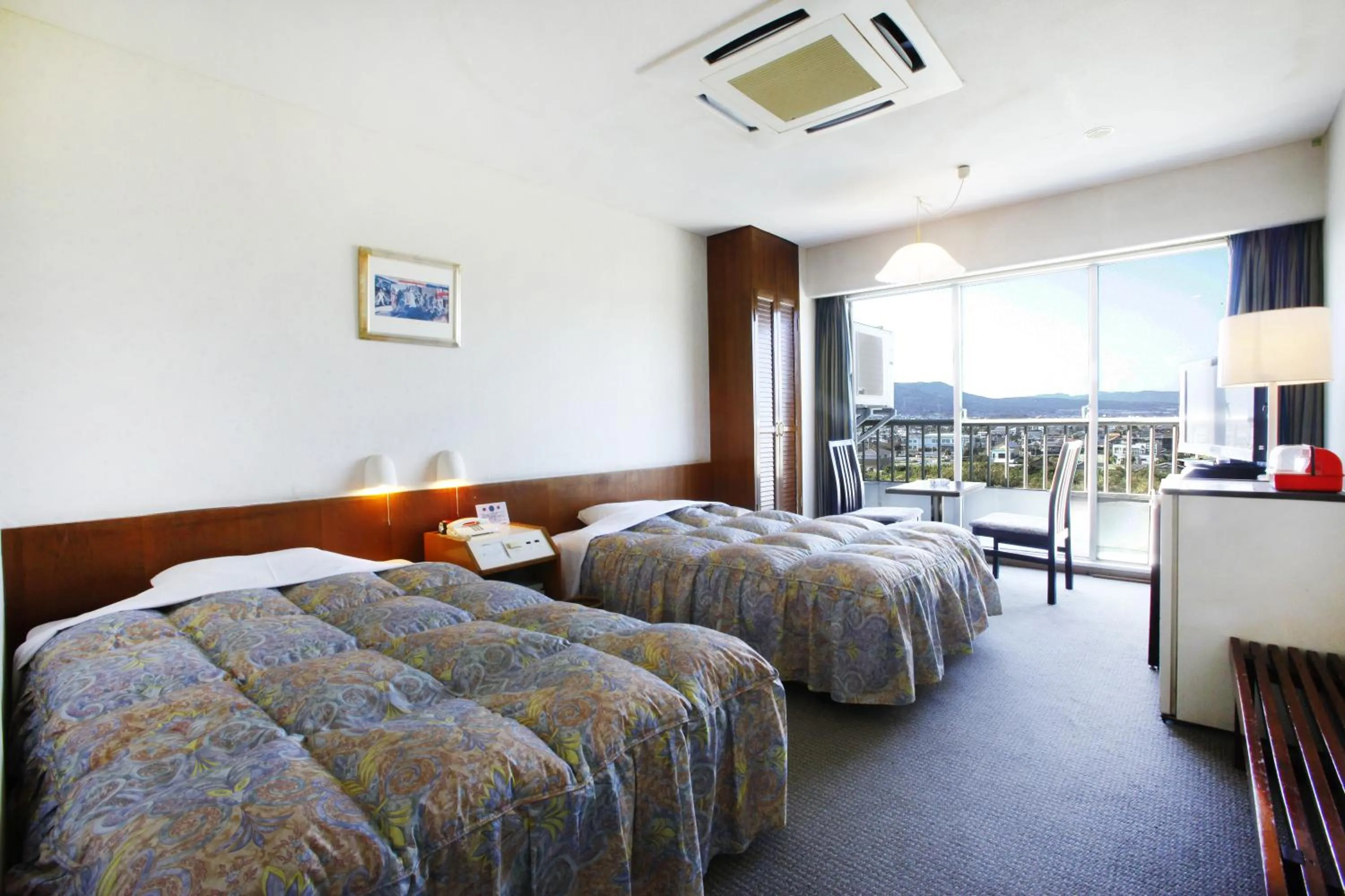 Bed in Ibusuki Seaside Hotel