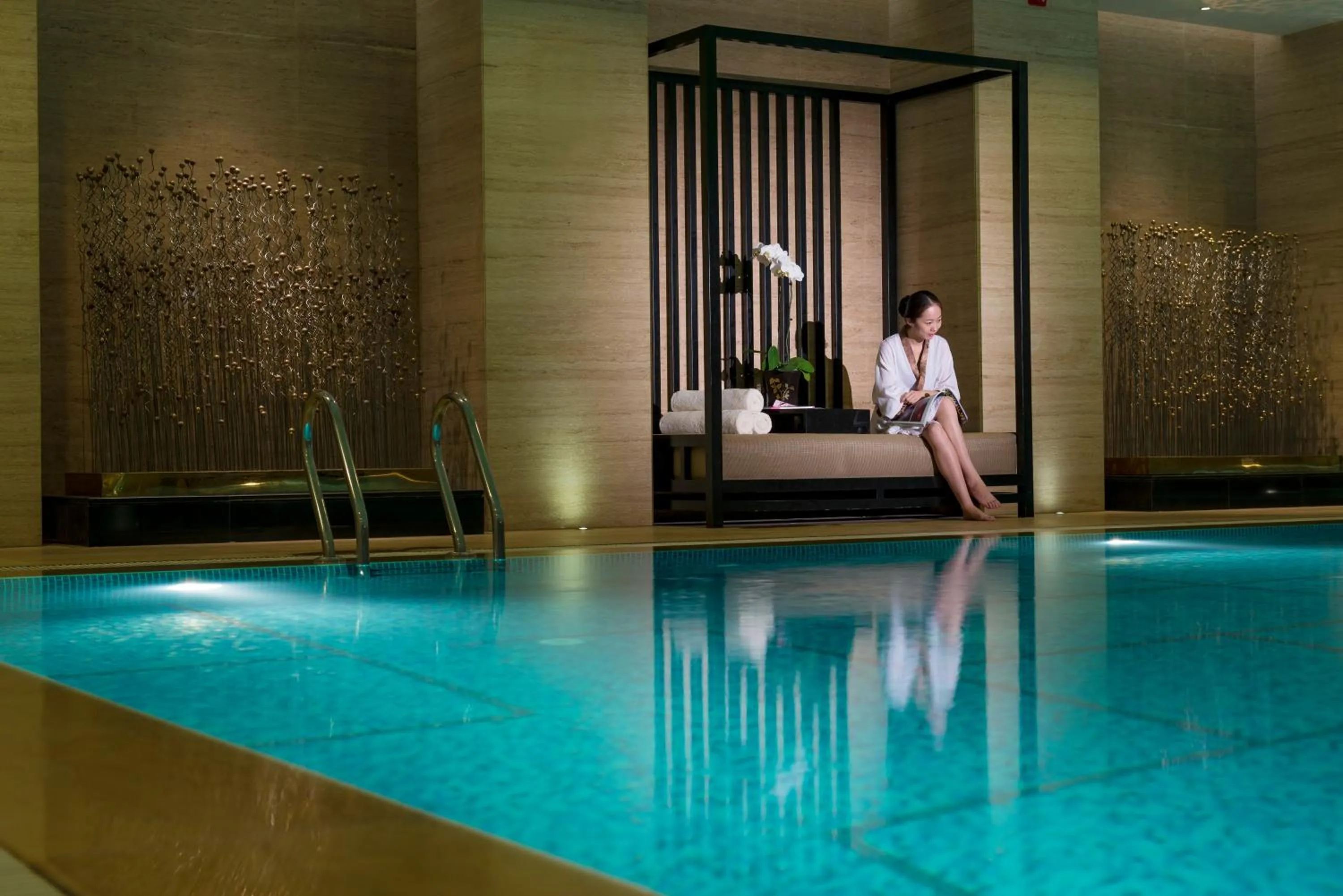 Swimming pool in InterContinental Shijiazhuang by IHG