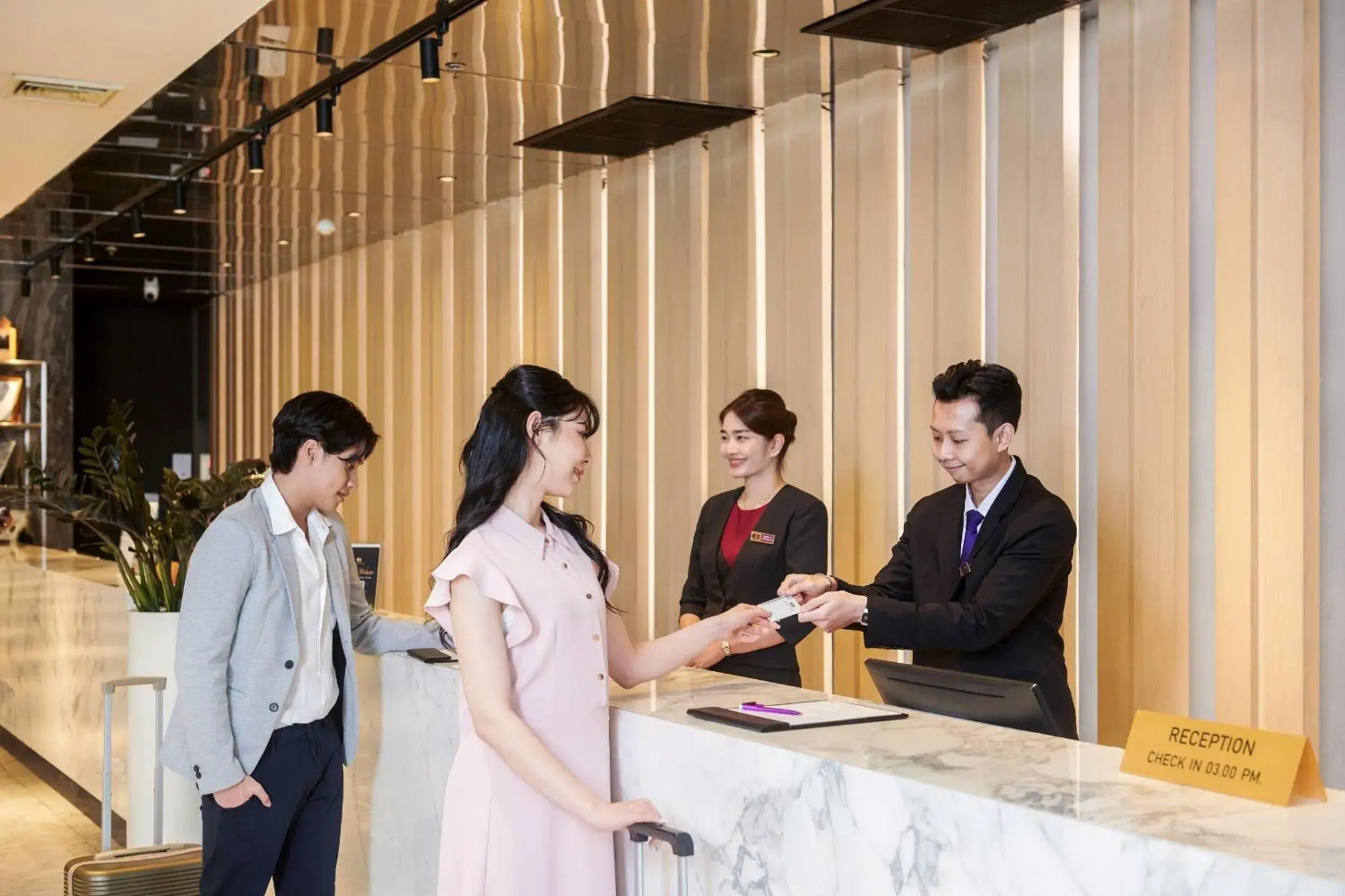 Lobby or reception in TK Palace Hotel & Convention Bangkok Lobby or reception in TK Palace Hotel & Convention Bangkok