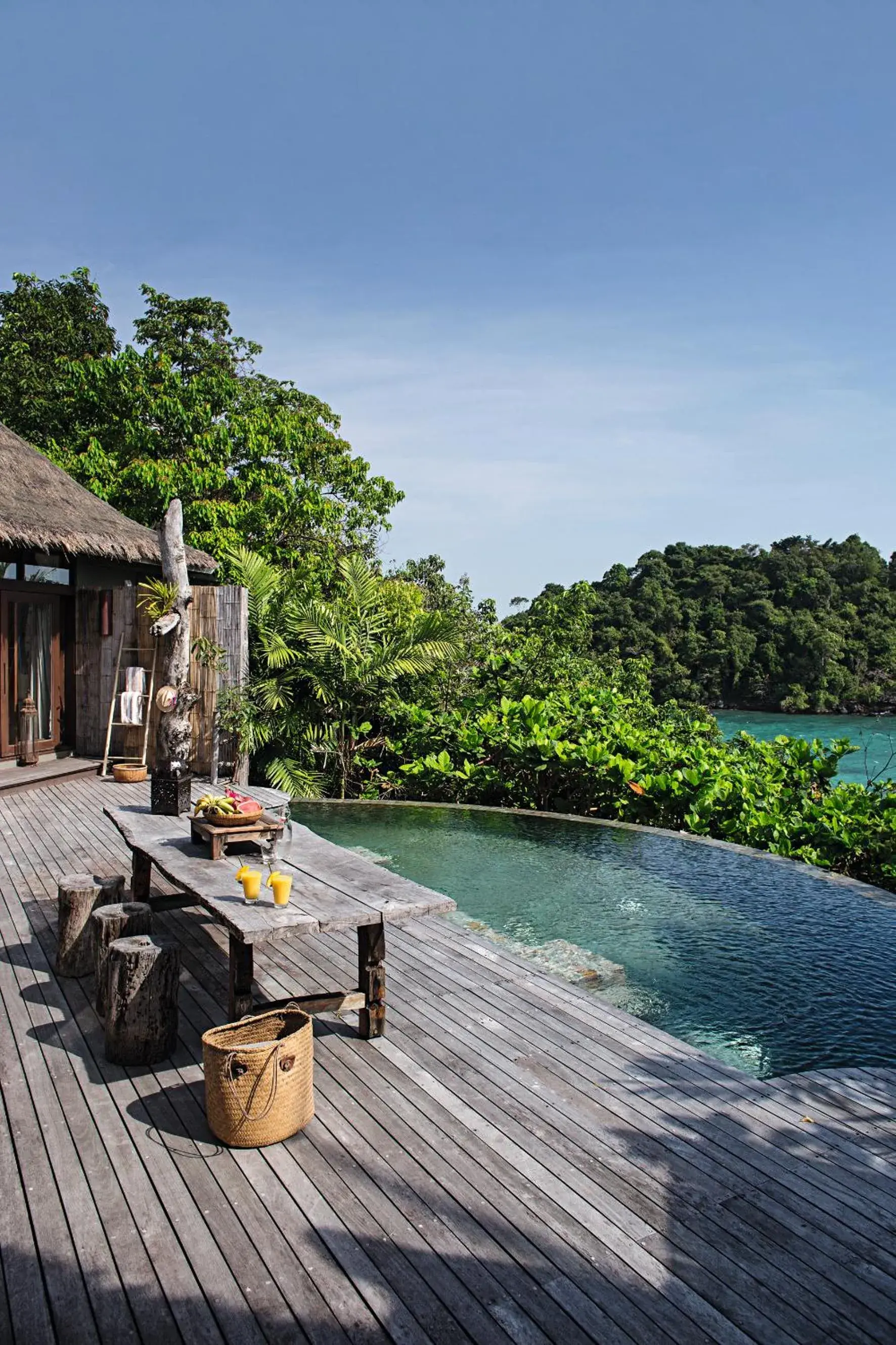 Swimming pool in Song Saa Private Island Swimming pool in Song Saa Private Island
