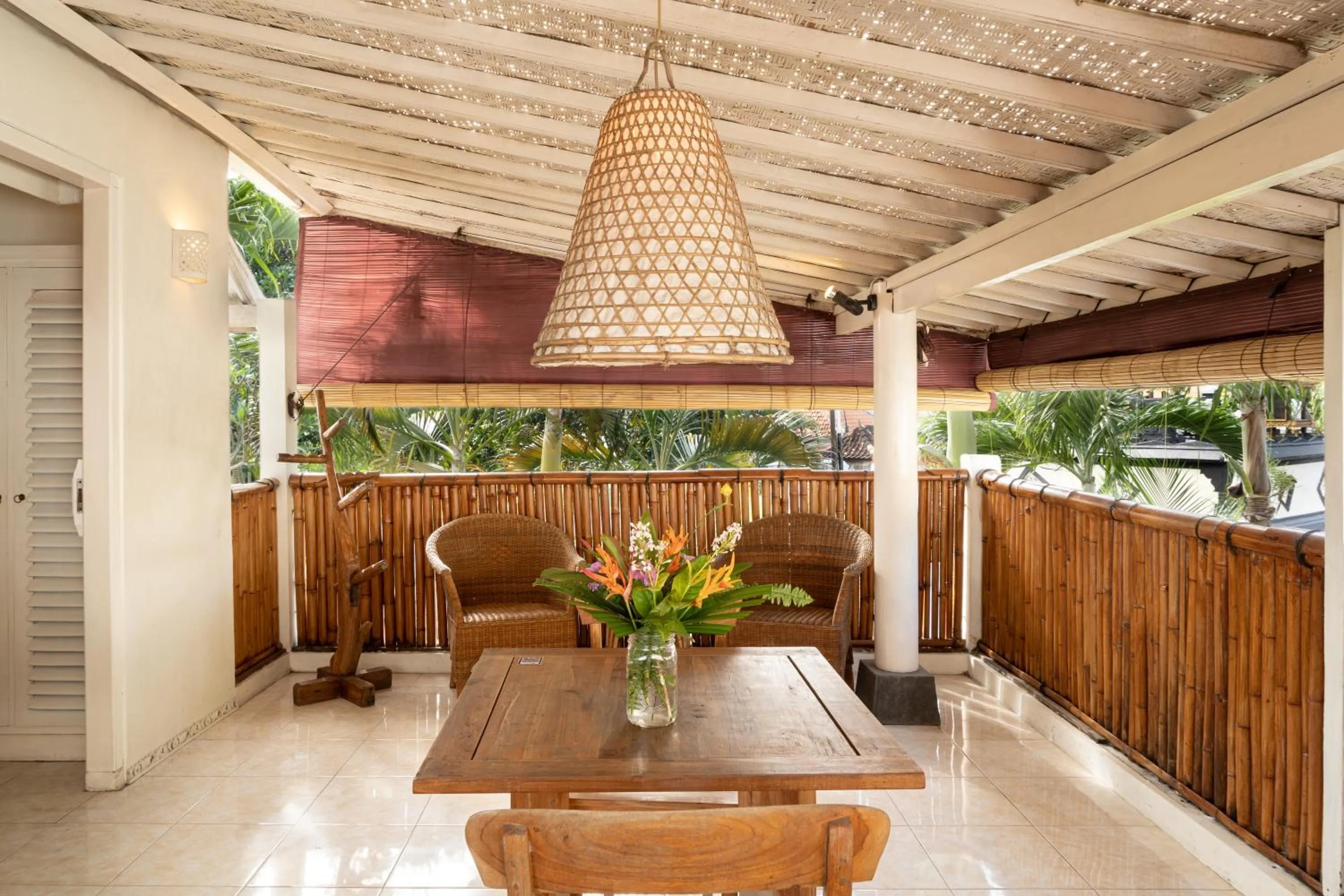 Balcony/Terrace in The Chillhouse Canggu by BVR Bali Holiday Rentals