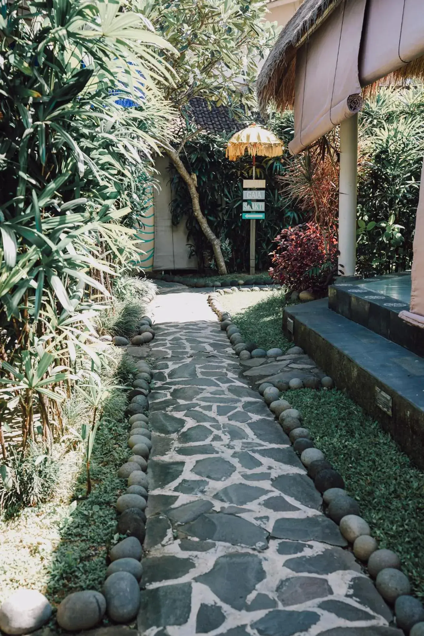 Garden view in The Chillhouse Canggu by BVR Bali Holiday Rentals Garden view in The Chillhouse Canggu by BVR Bali Holiday Rentals