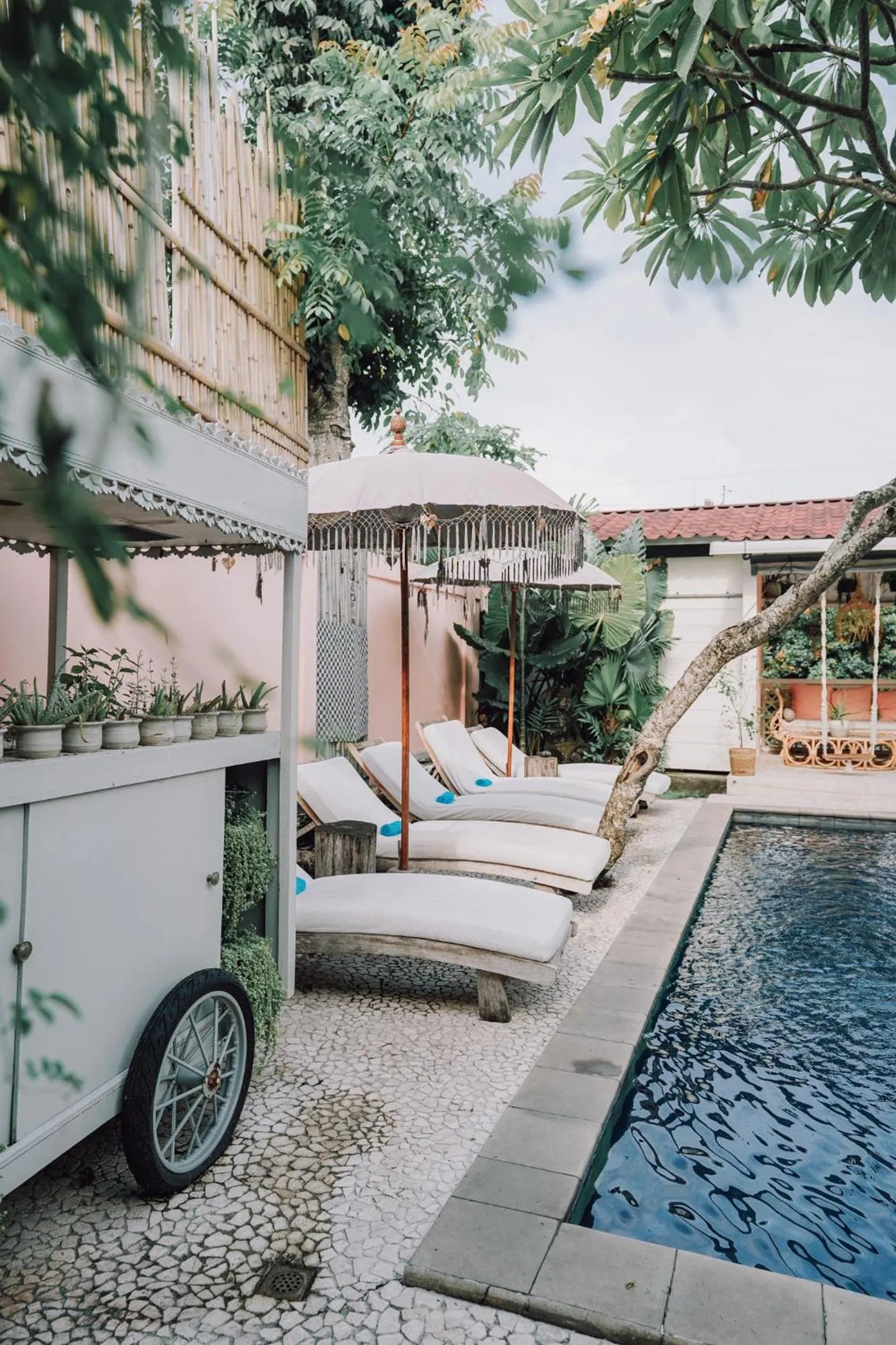 Swimming pool in The Chillhouse Canggu by BVR Bali Holiday Rentals