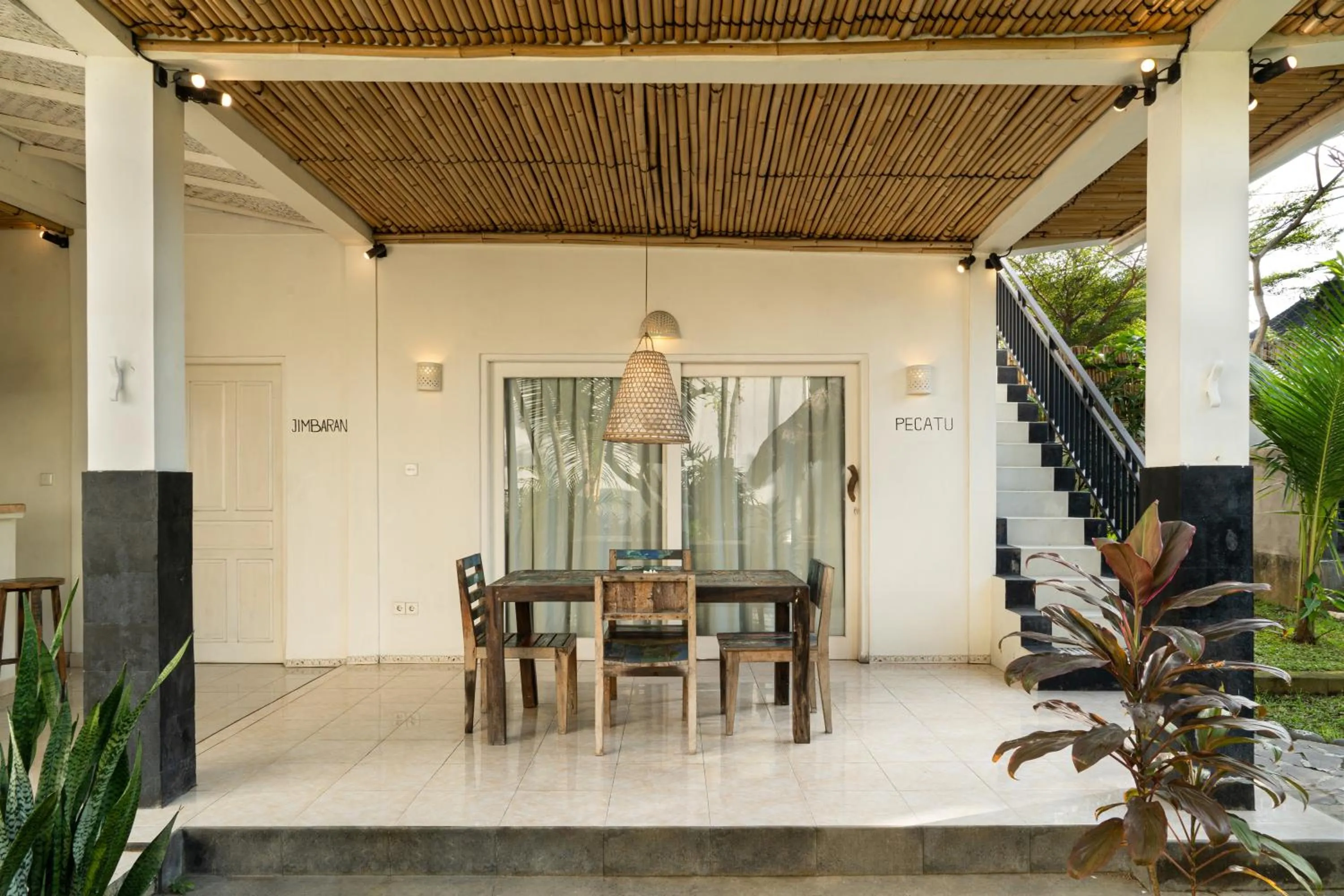 Balcony/Terrace in The Chillhouse Canggu by BVR Bali Holiday Rentals