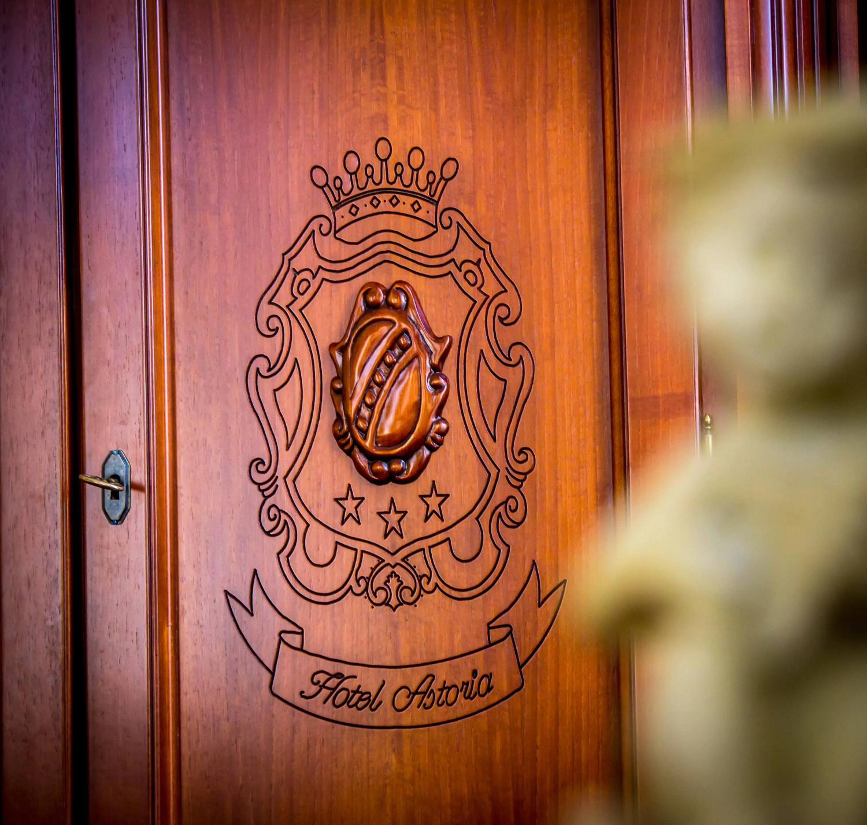 Property logo or sign in Hotel Astoria