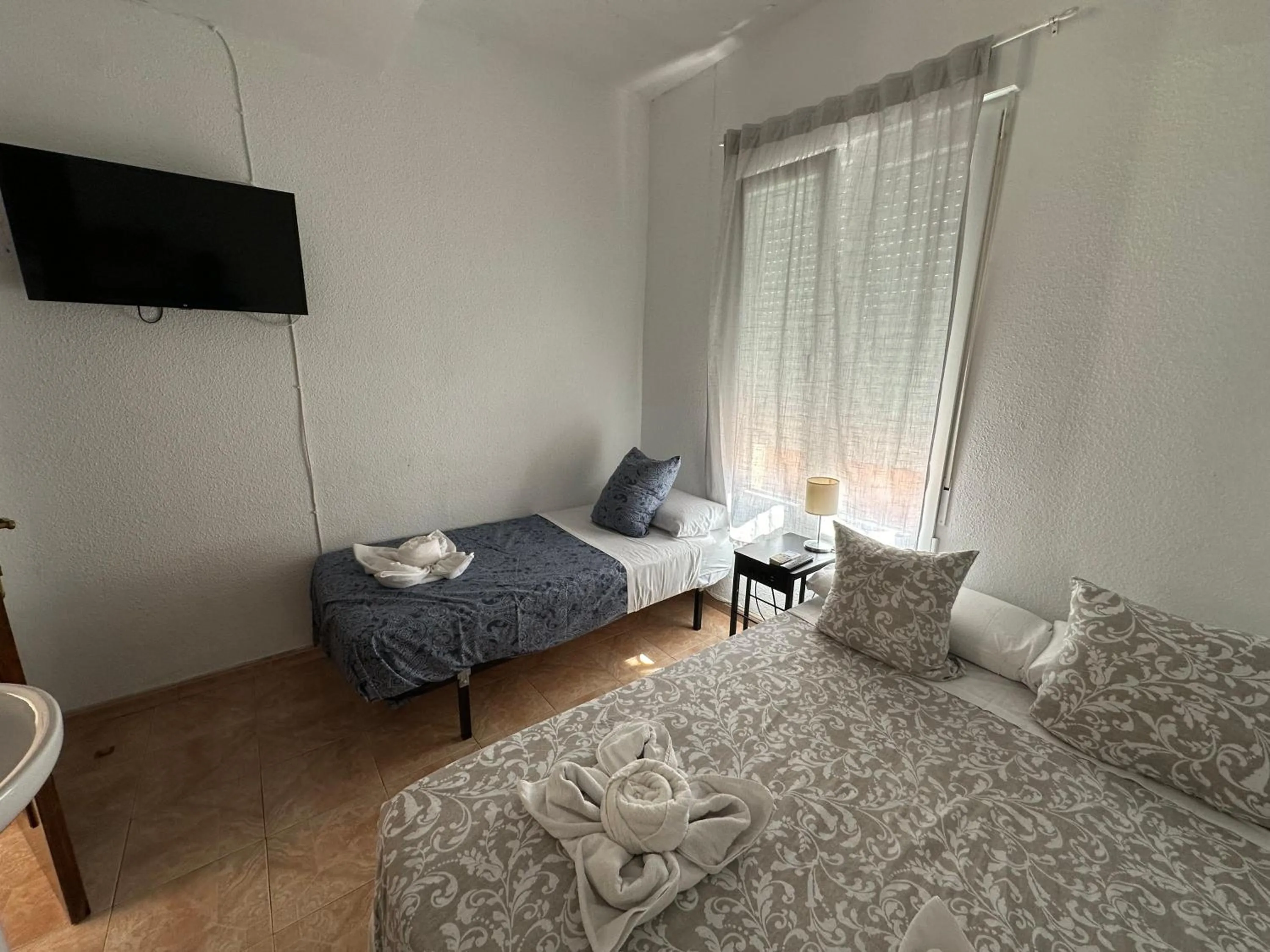 Bed in Hostal Arrate