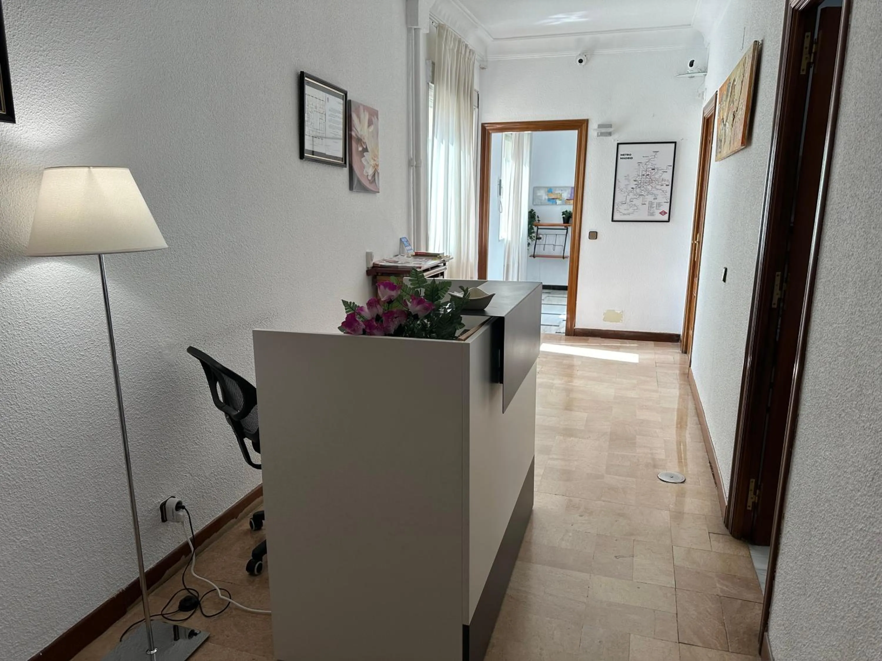 Lobby or reception in Hostal Arrate