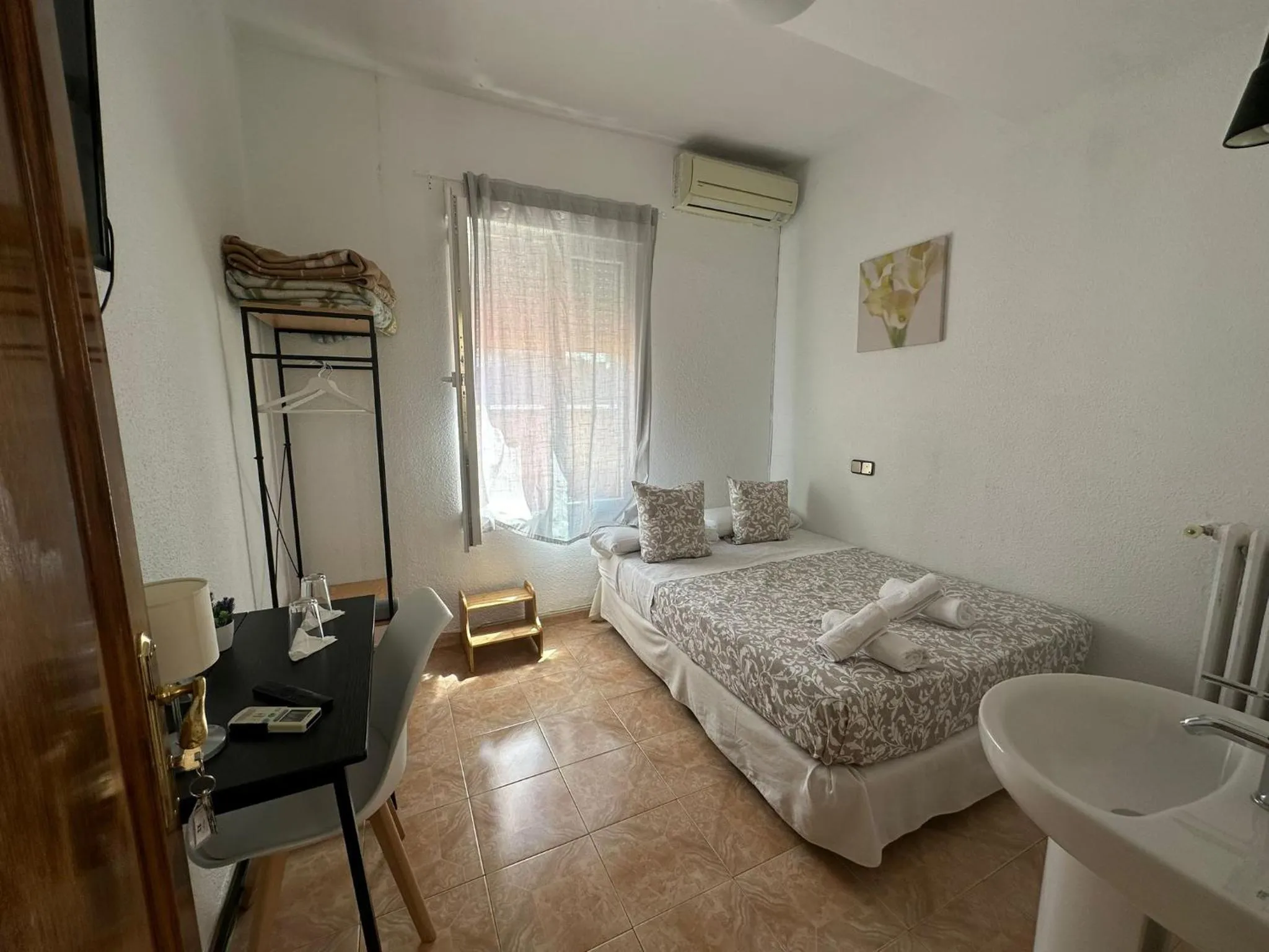 Bed in Hostal Arrate