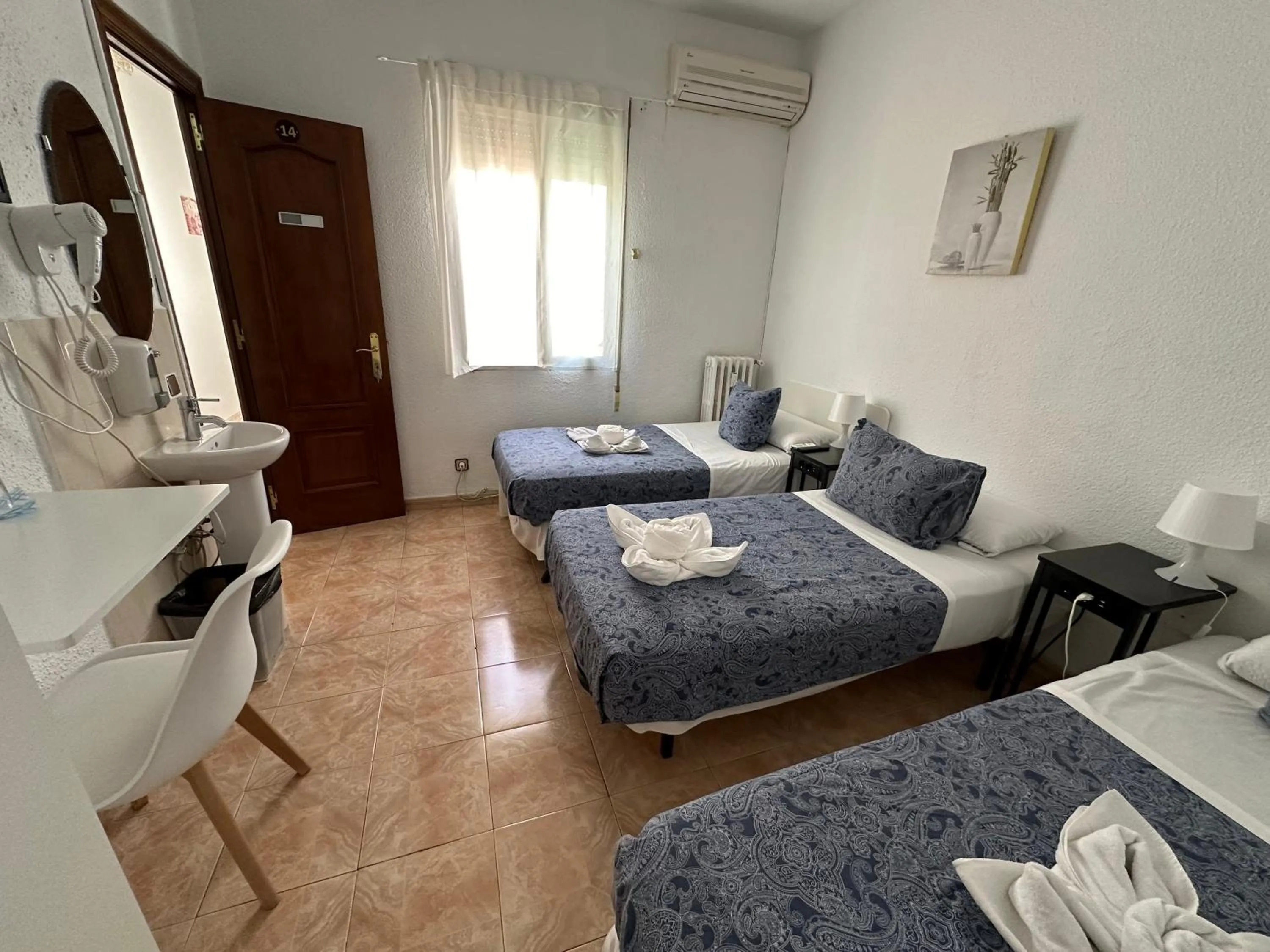 Bed in Hostal Arrate