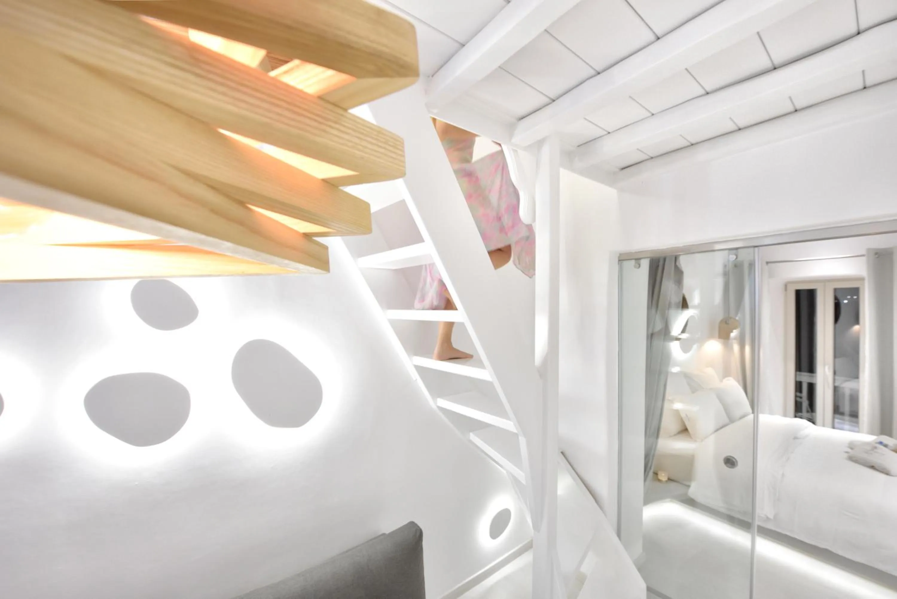 Seating area, Bed in Little Venice Suites