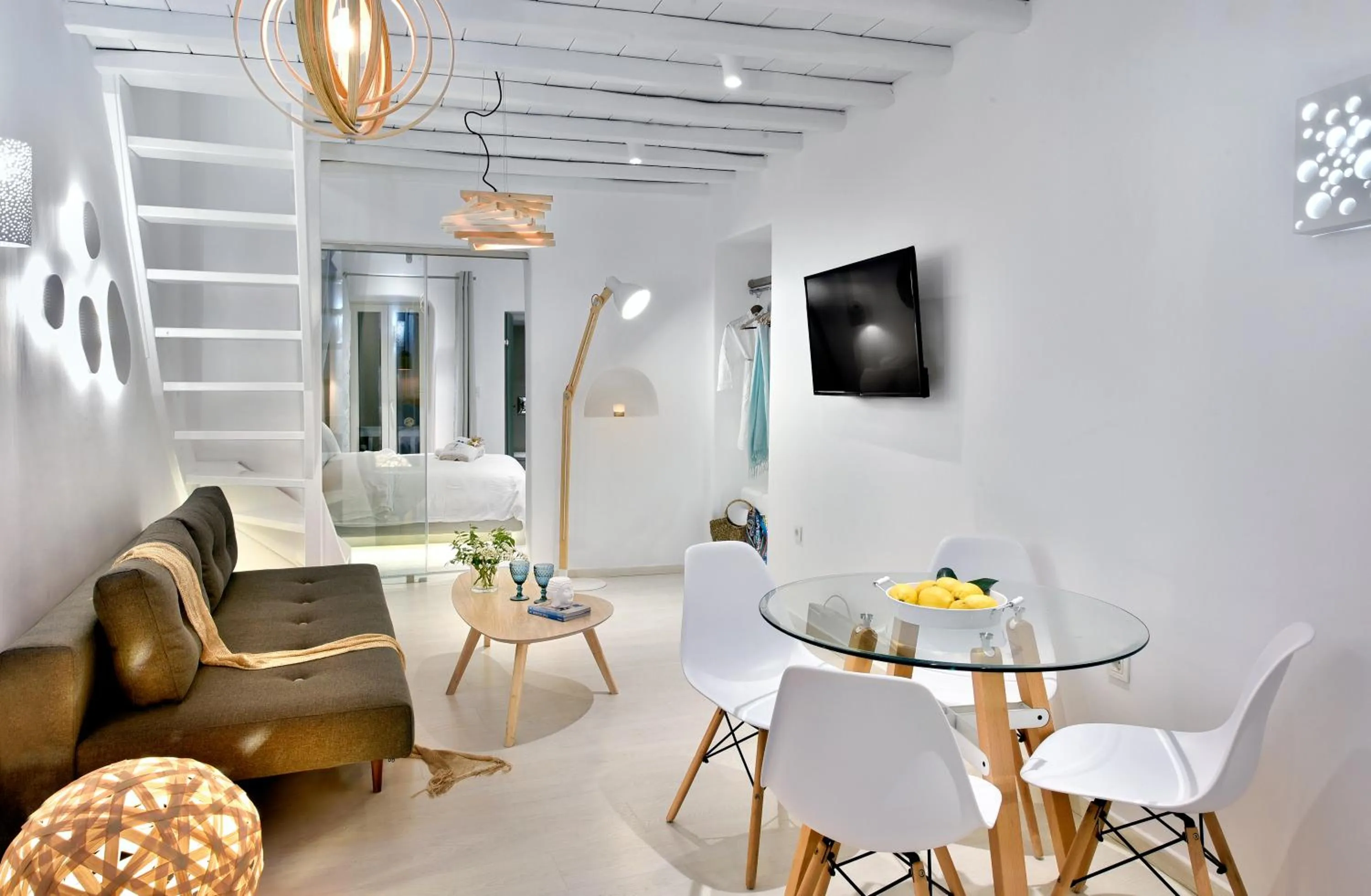 Living room in Little Venice Suites