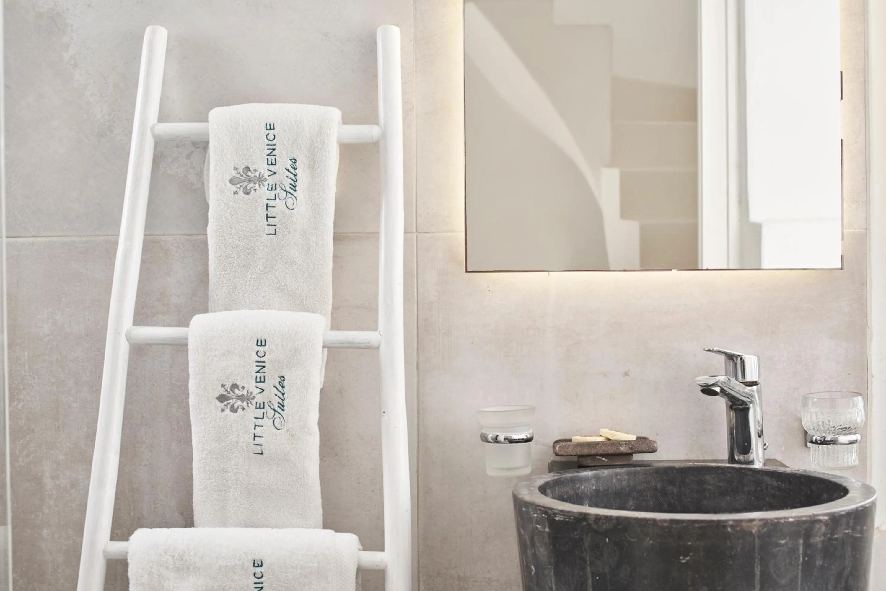 Bathroom in Little Venice Suites