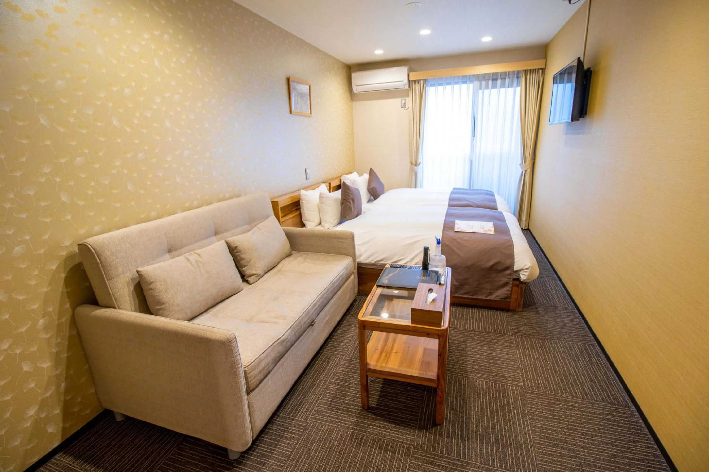 Bed in Stay SAKURA Kyoto Shijo Karasuma