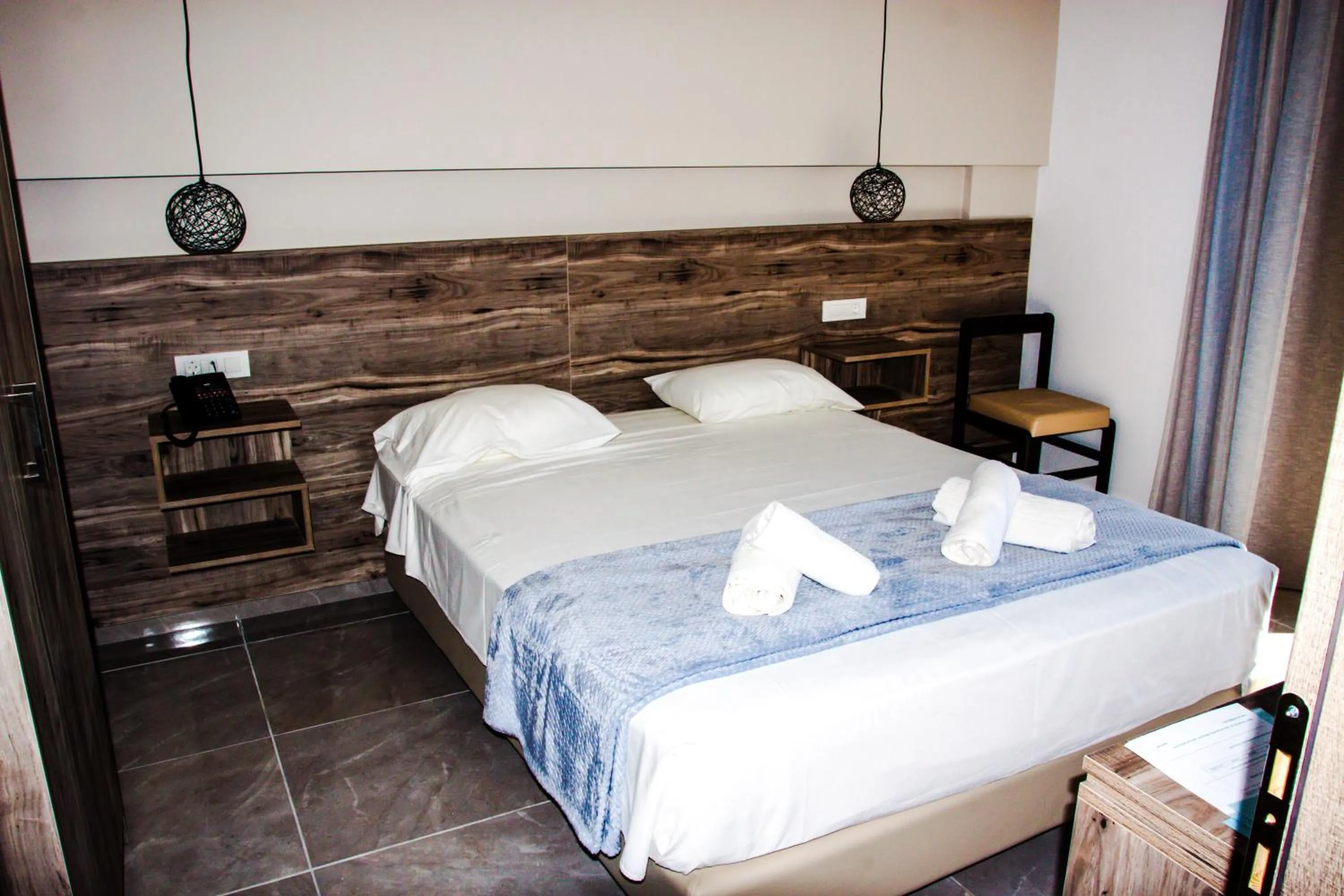 Bed in Sunshine Hotel Tigaki
