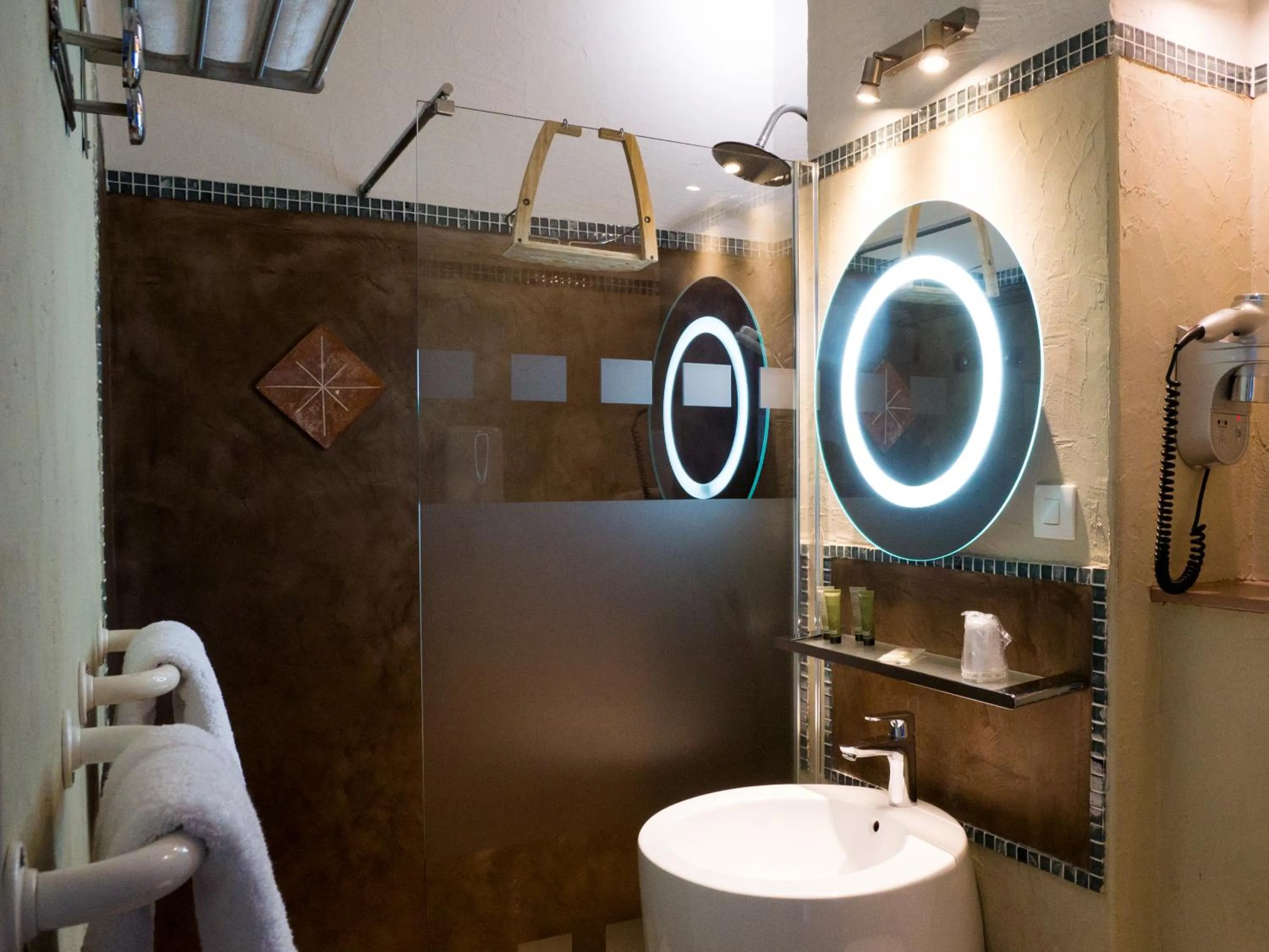 Decorative detail in Le Belvedere