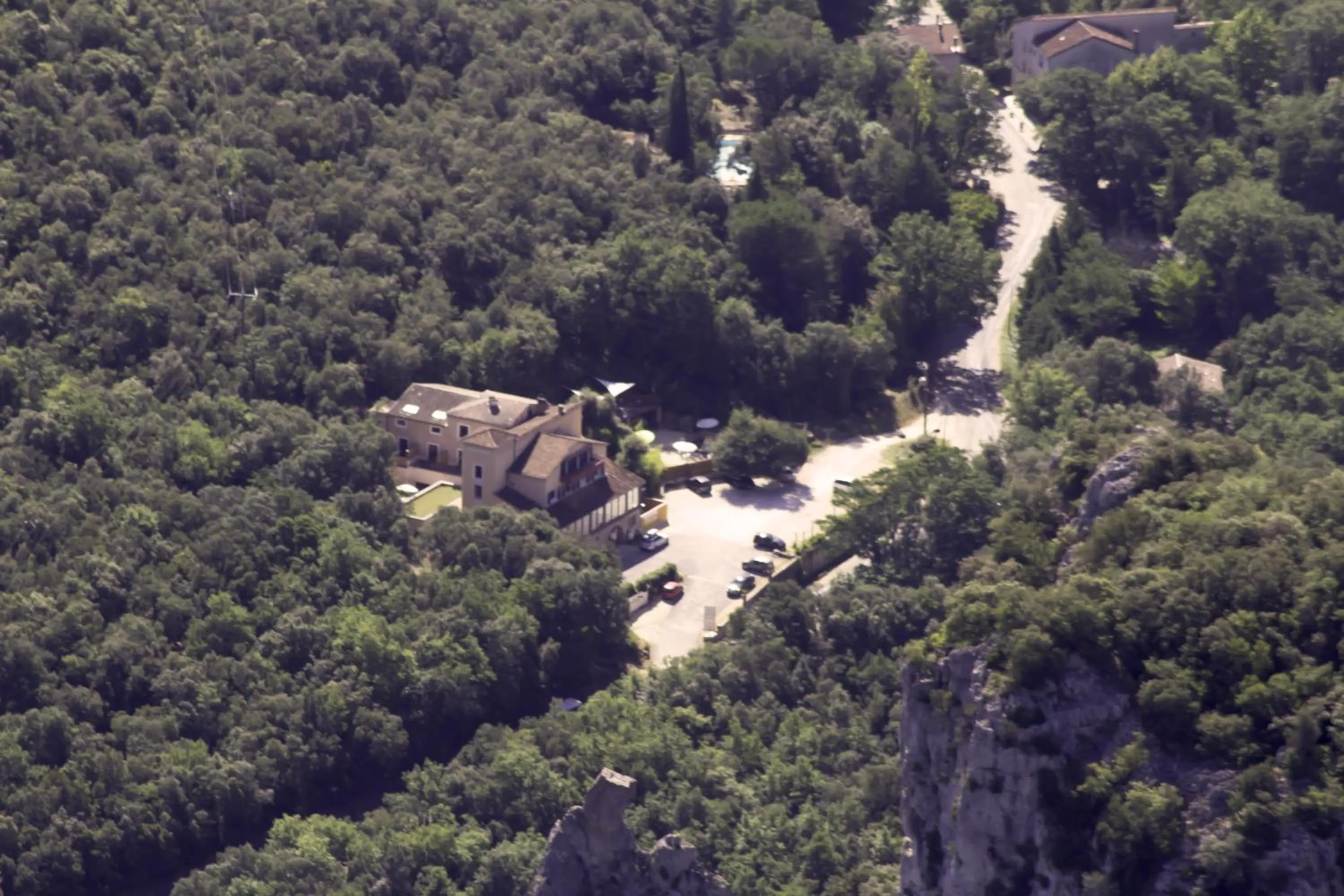 Bird's eye view in Le Belvedere