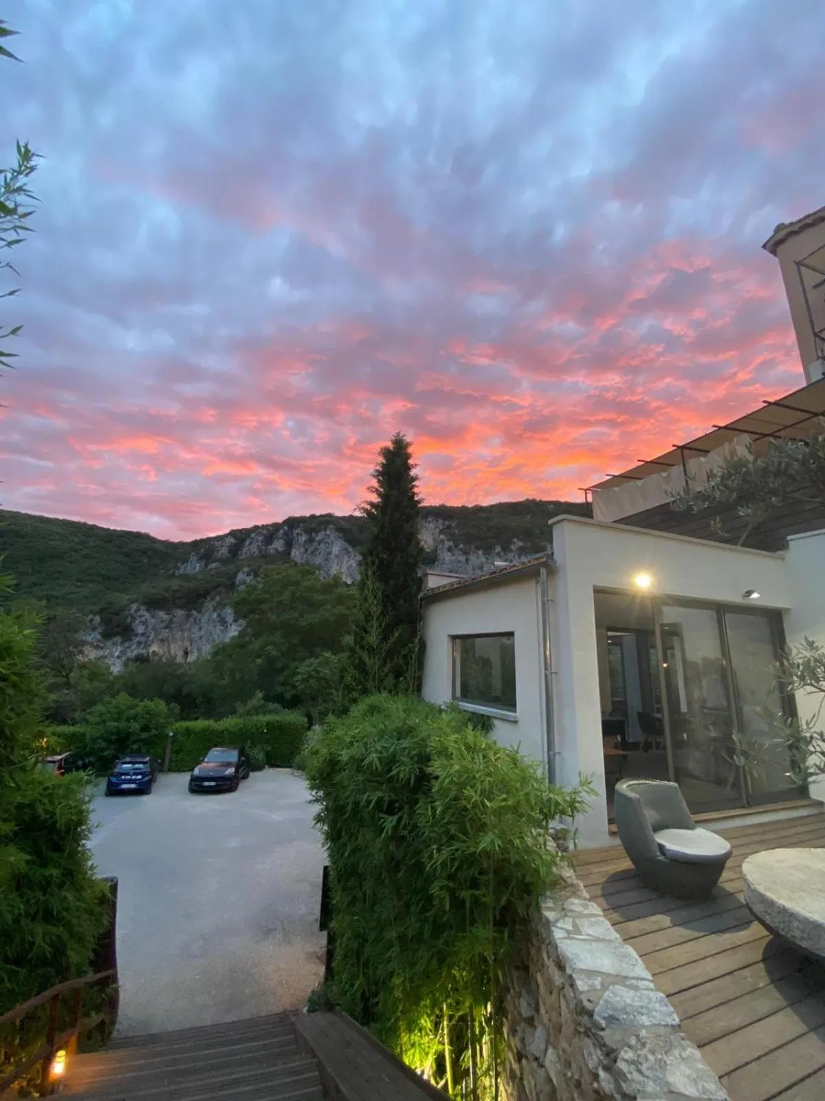 Sunset in Le Belvedere