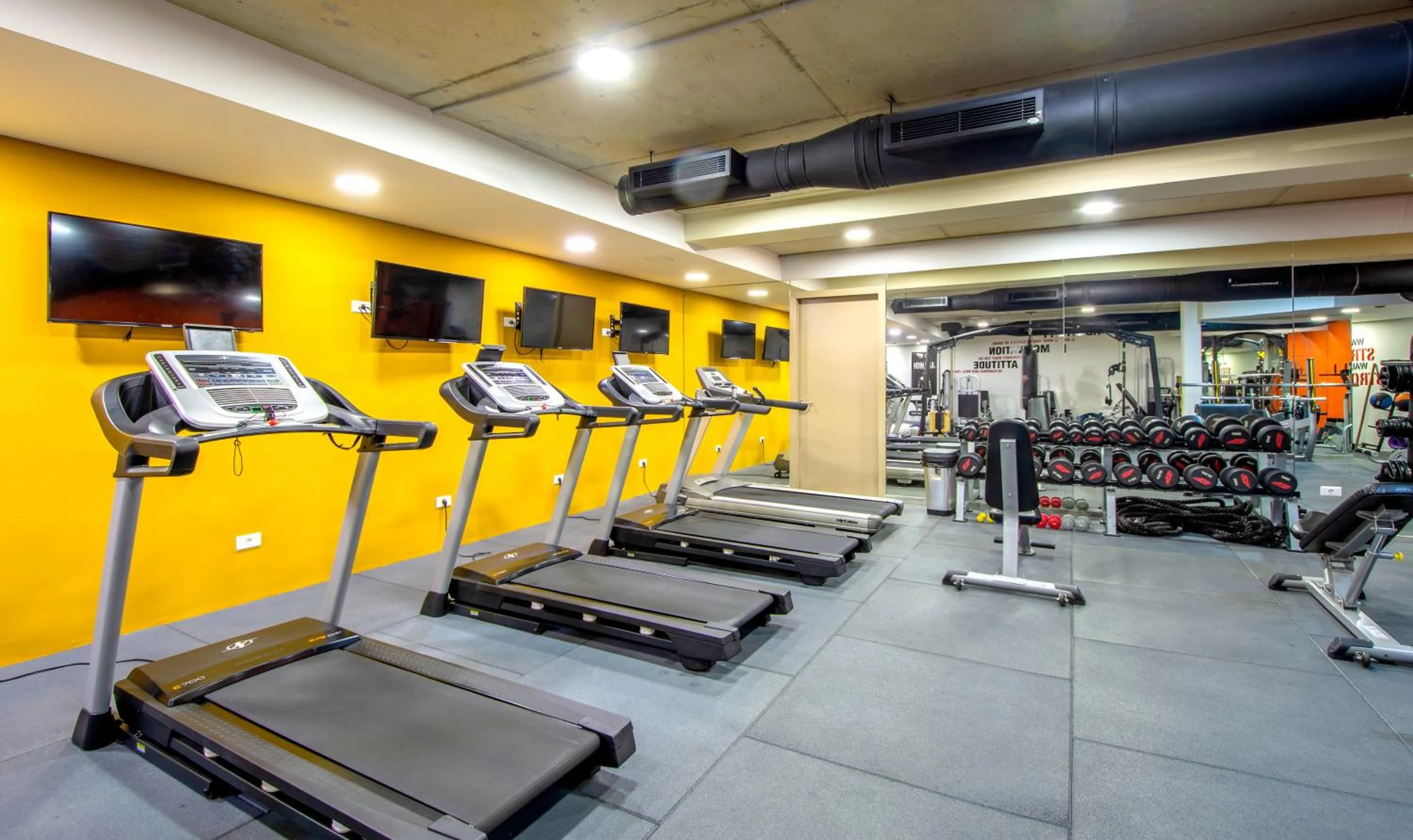 Fitness centre/facilities in The Ray Hotel and Studios