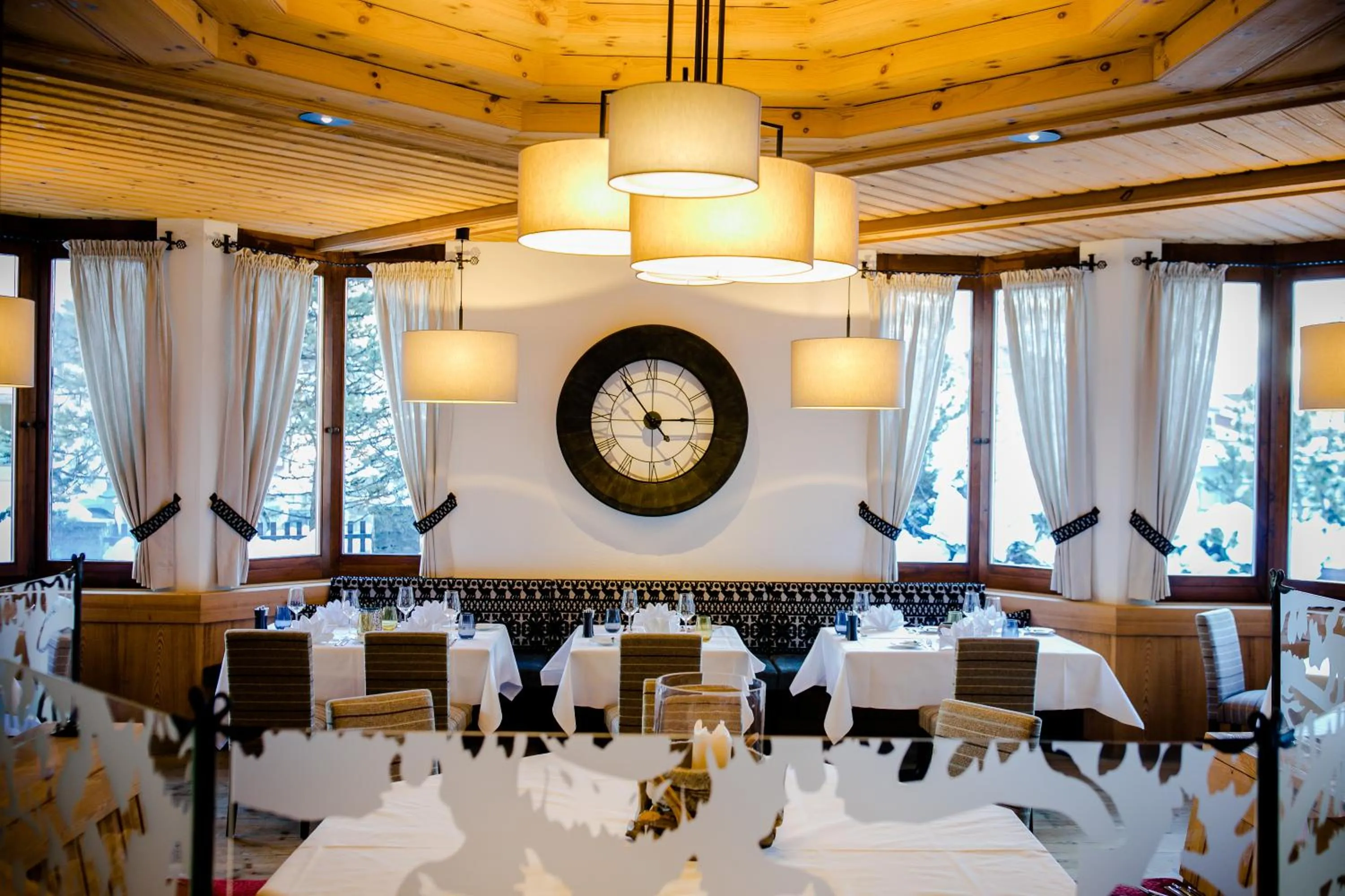 Restaurant/places to eat in Hotel Piz Buin Klosters