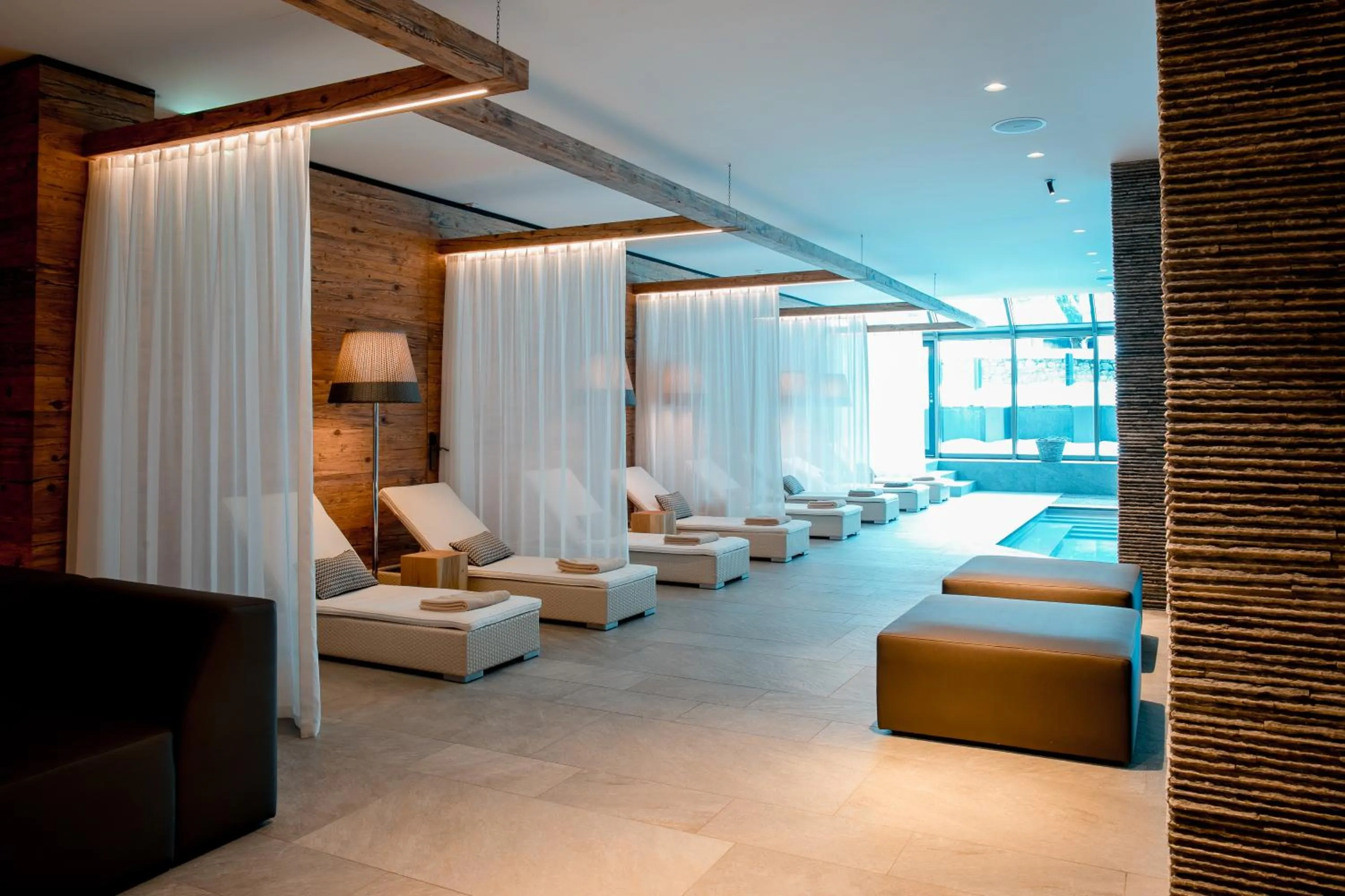 Seating area in Hotel Piz Buin Klosters