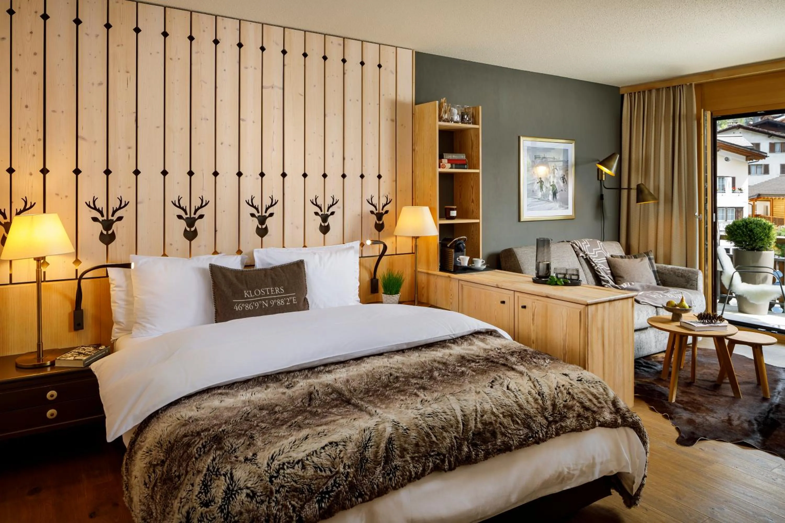 Bed in Hotel Piz Buin Klosters