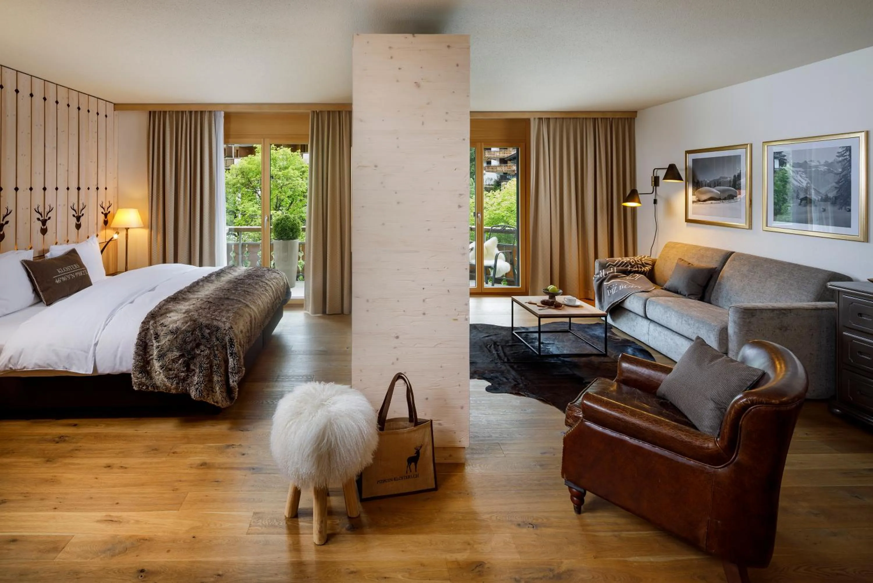 Photo of the whole room, Bed in Hotel Piz Buin Klosters